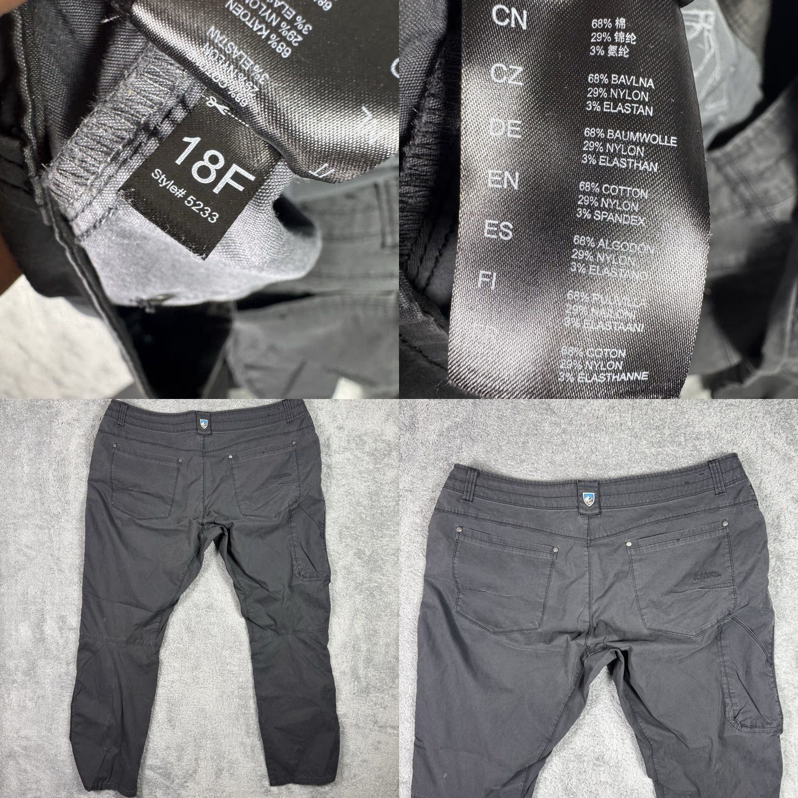 Vintage KUHL The Outsider Pants Men 40x32 Gray Klassik Fit Vintage Patina Gorpcore 5233 Size US 40 / EU 56 - 9 Thumbnail