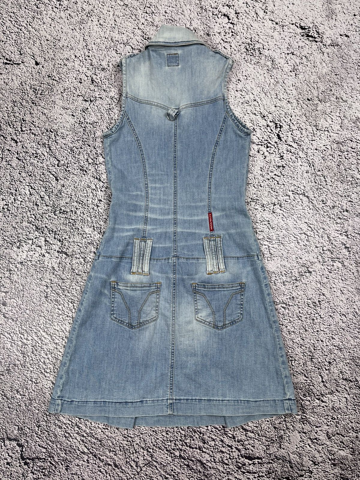 Miss Sixty Vintage Miss Sixty Sleeveless Denim Dress 2000s Size S / US 4 / IT 40 - 6 Thumbnail