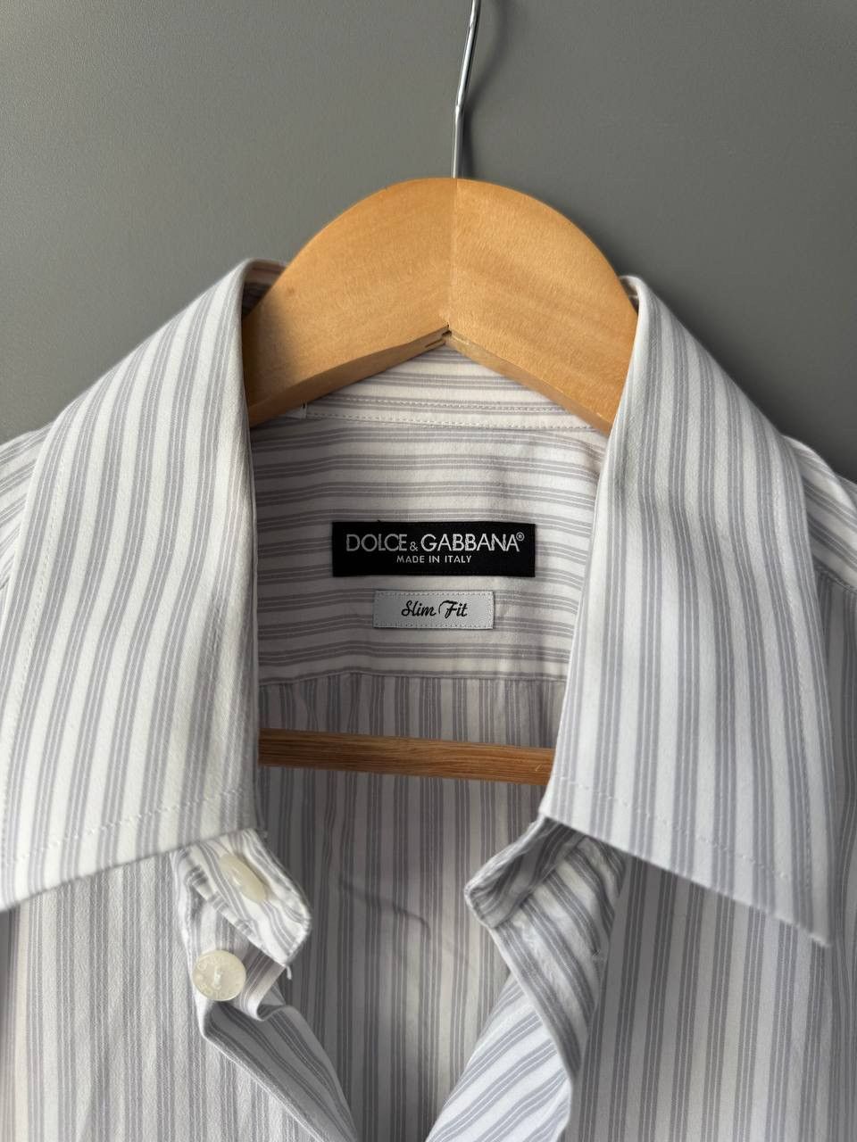 Dolce & Gabbana × Vintage Vintage Dolce&Gabbana Striped shirt button ups luxury Size US M / EU 48-50 / 2 - 2 Thumbnail