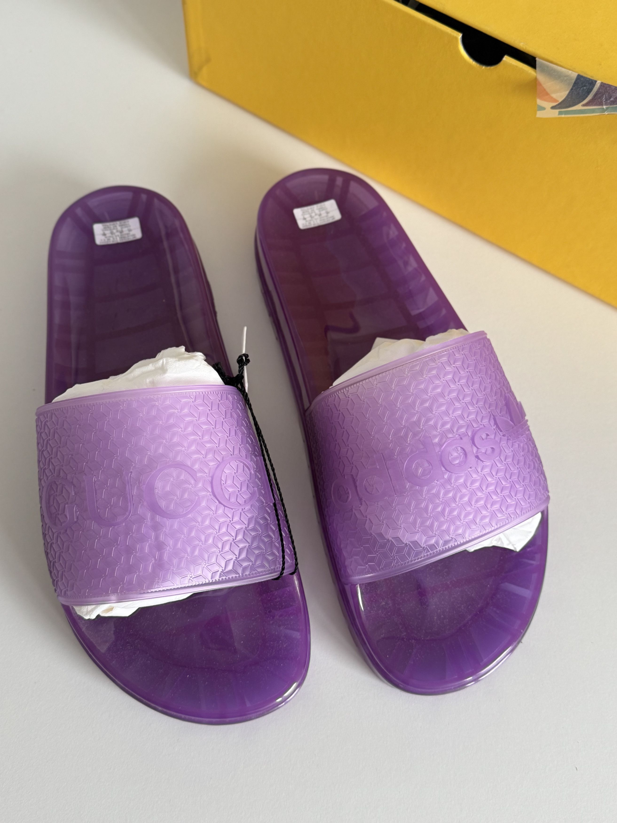 Adidas × Gucci Gucci x Adidas | Womens size 11us fit 44 men | slides Size US 11 / EU 44 - 2 Thumbnail
