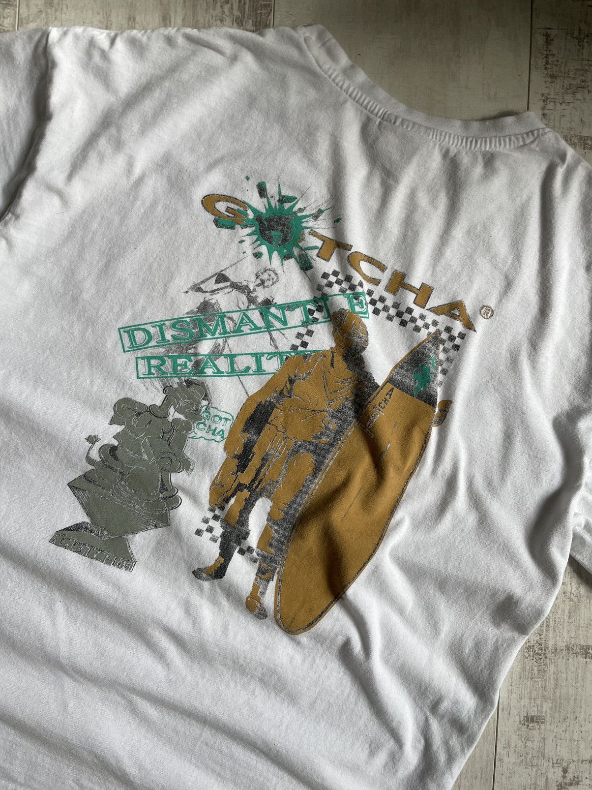 Gotcha × Vintage Vintage Gotcha Tee Dismatie Reality Surf Y2K Designer Size US M / EU 48-50 / 2 - 3 Thumbnail