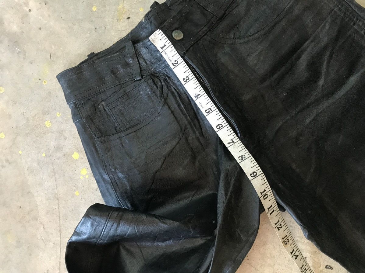 Harley Davidson Black Leather Harley Davison Pants Leather Biker Size US 30 / EU 46 - 10 Thumbnail