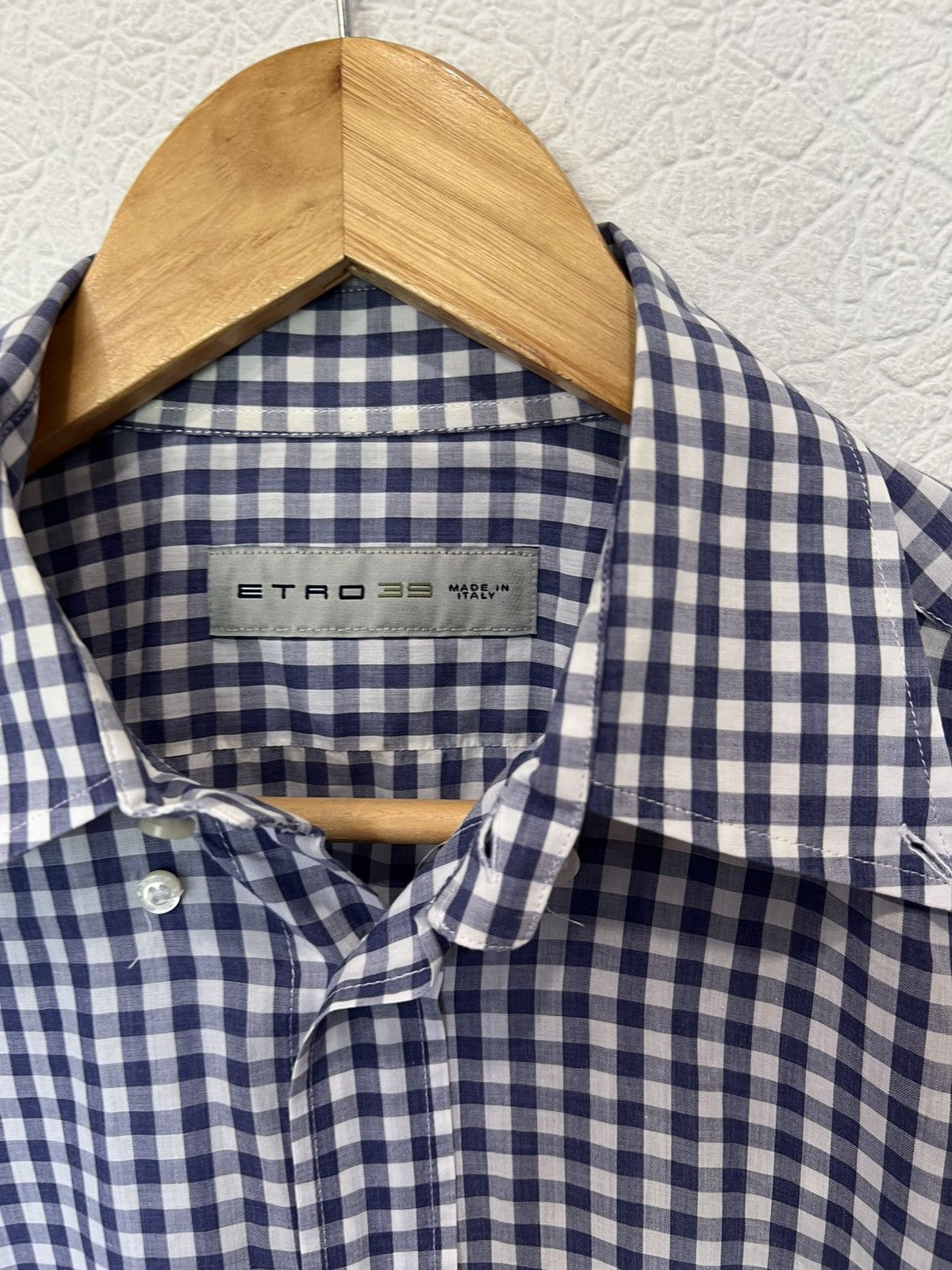 Etro Etro Button UP Shirt Classic Mens Blue Size US M / EU 48-50 / 2 - 3 Thumbnail