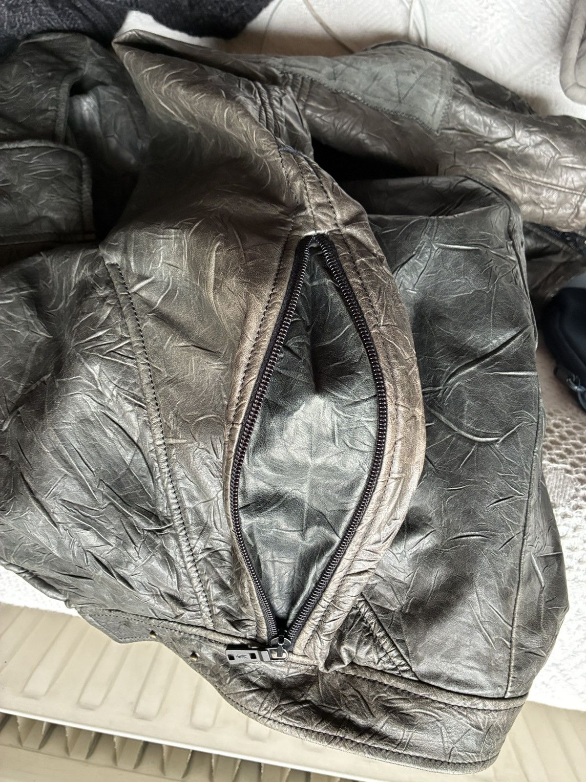 Yves Saint Laurent Yves Saint Laurent leather jacket X Stefano Pilati Size US M / EU 48-50 / 2 - 10 Thumbnail