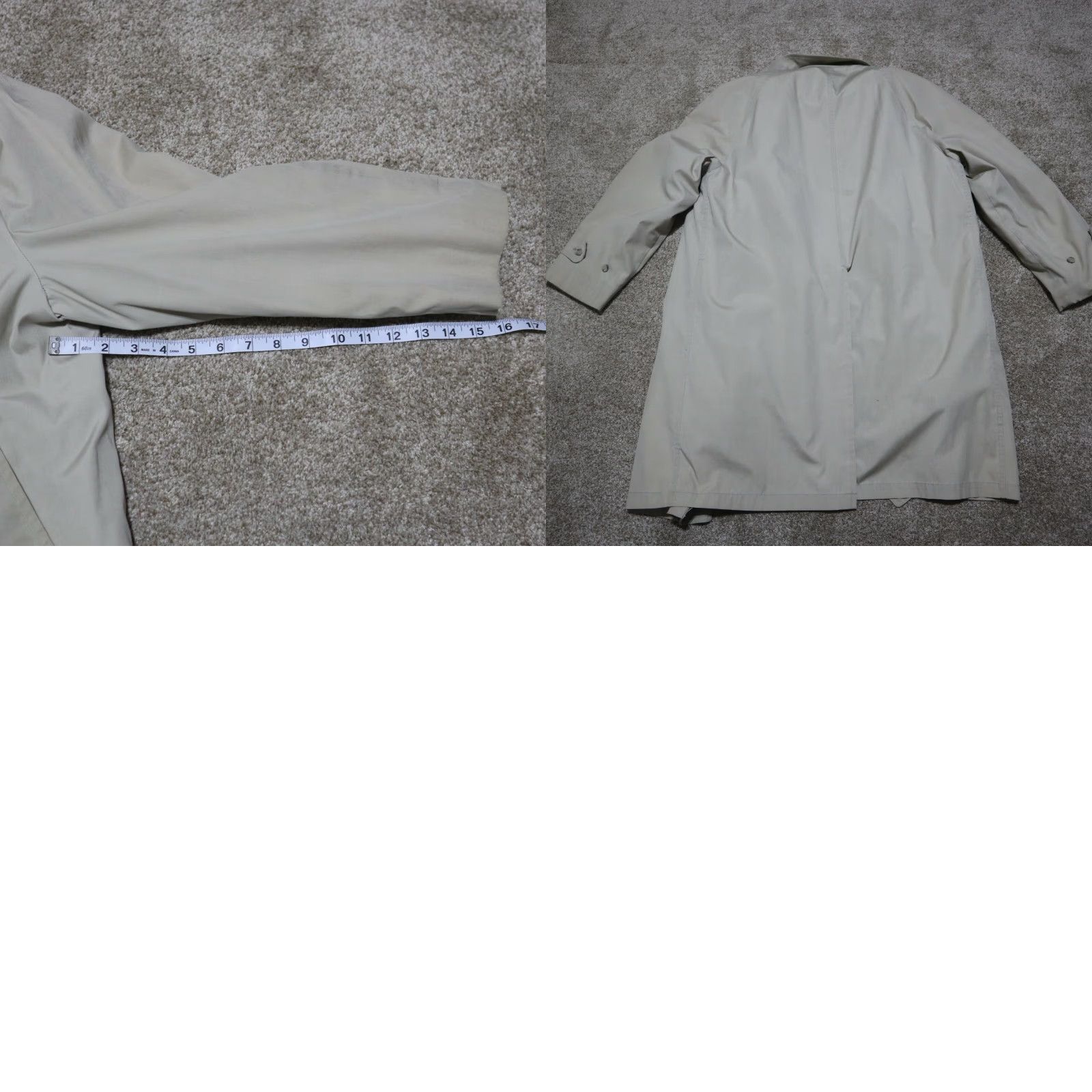 London Fog VINTAGE London Fog Coat Trench Women Beige Tan 40 Reg Waterresistent Zip-Out Liner Insulated Size S / US 4 / IT 40 - 8 Thumbnail