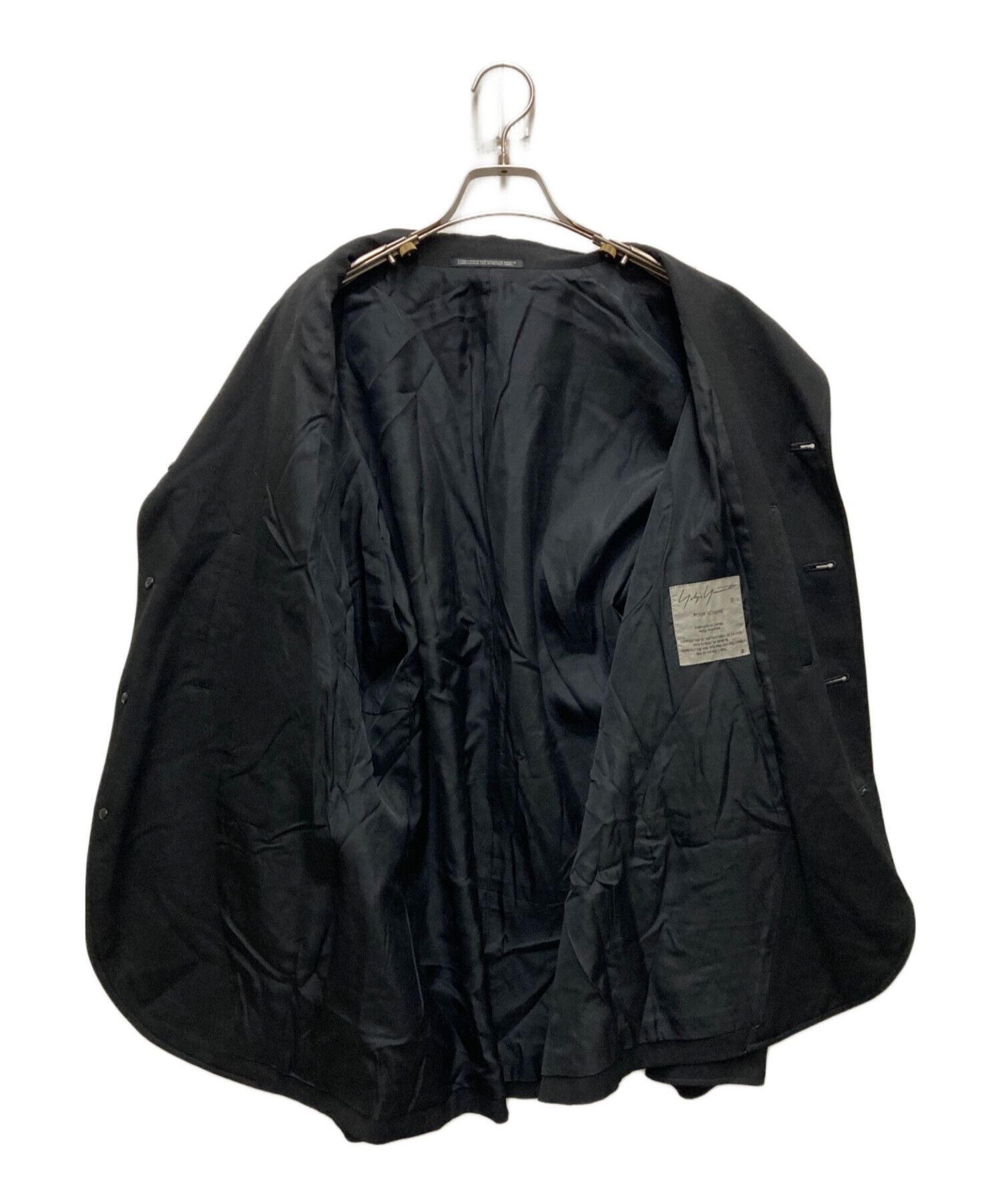 Yohji Yamamoto Yohji Yamamoto pour homme Wool gabardine 4B jacket Size US M / EU 48-50 / 2 - 3 Thumbnail
