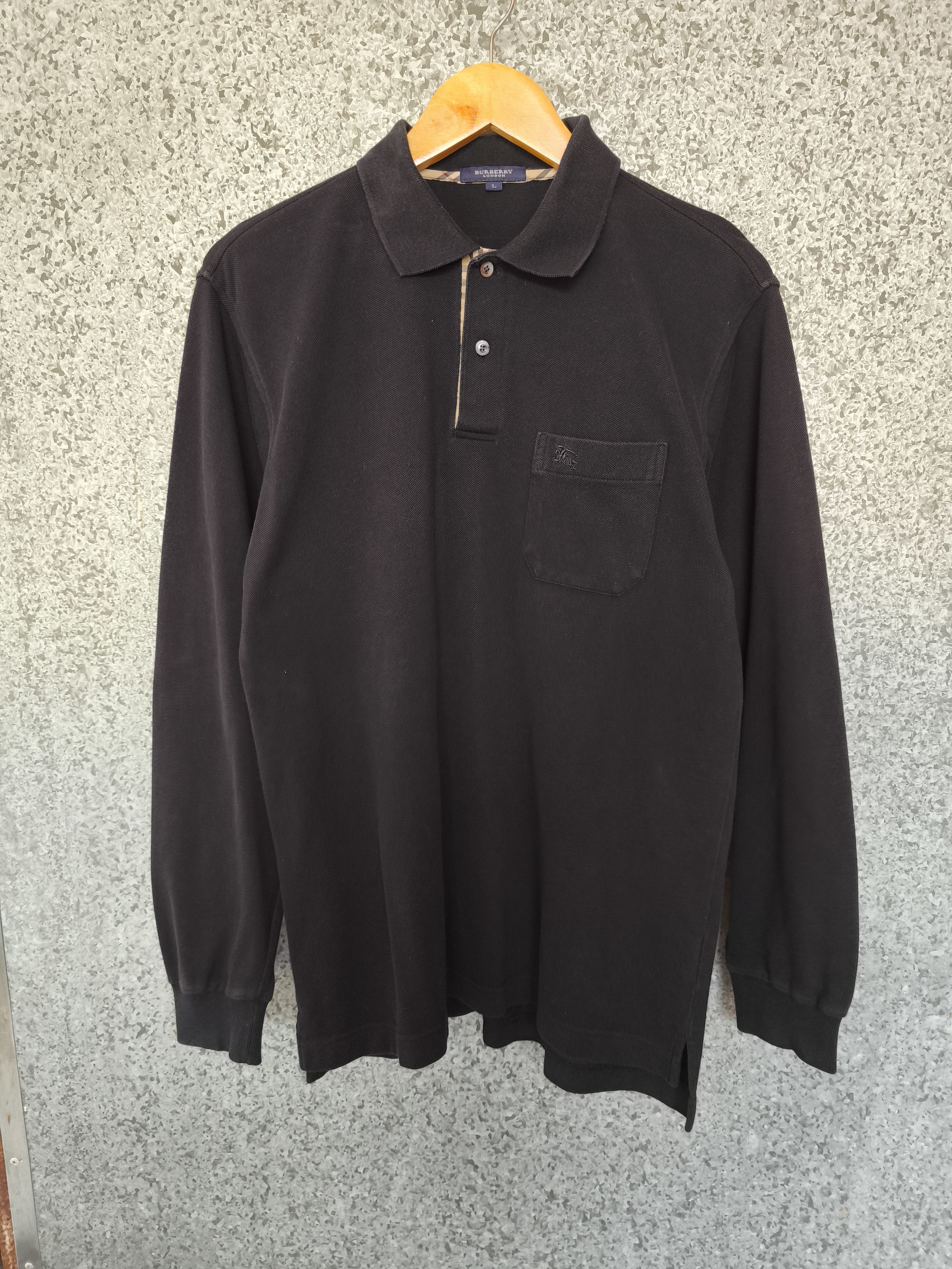 Burberry Burberry polo shirt long sleeve Size US L / EU 52-54 / 3 - 2 Thumbnail