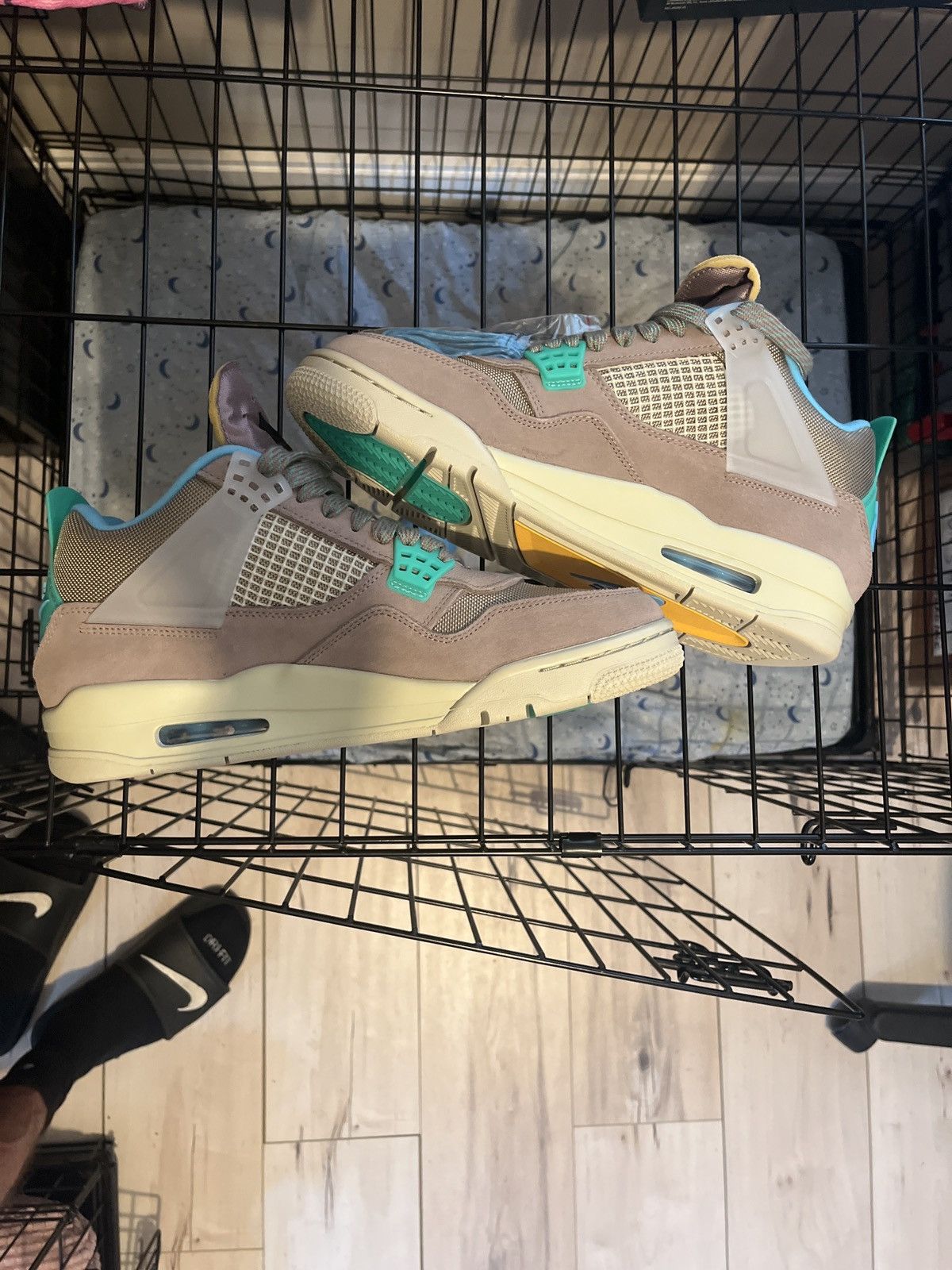 Jordan Brand Taupe Haze Union Jordan 4 Size US 10.5 / EU 43-44 - 2 Thumbnail