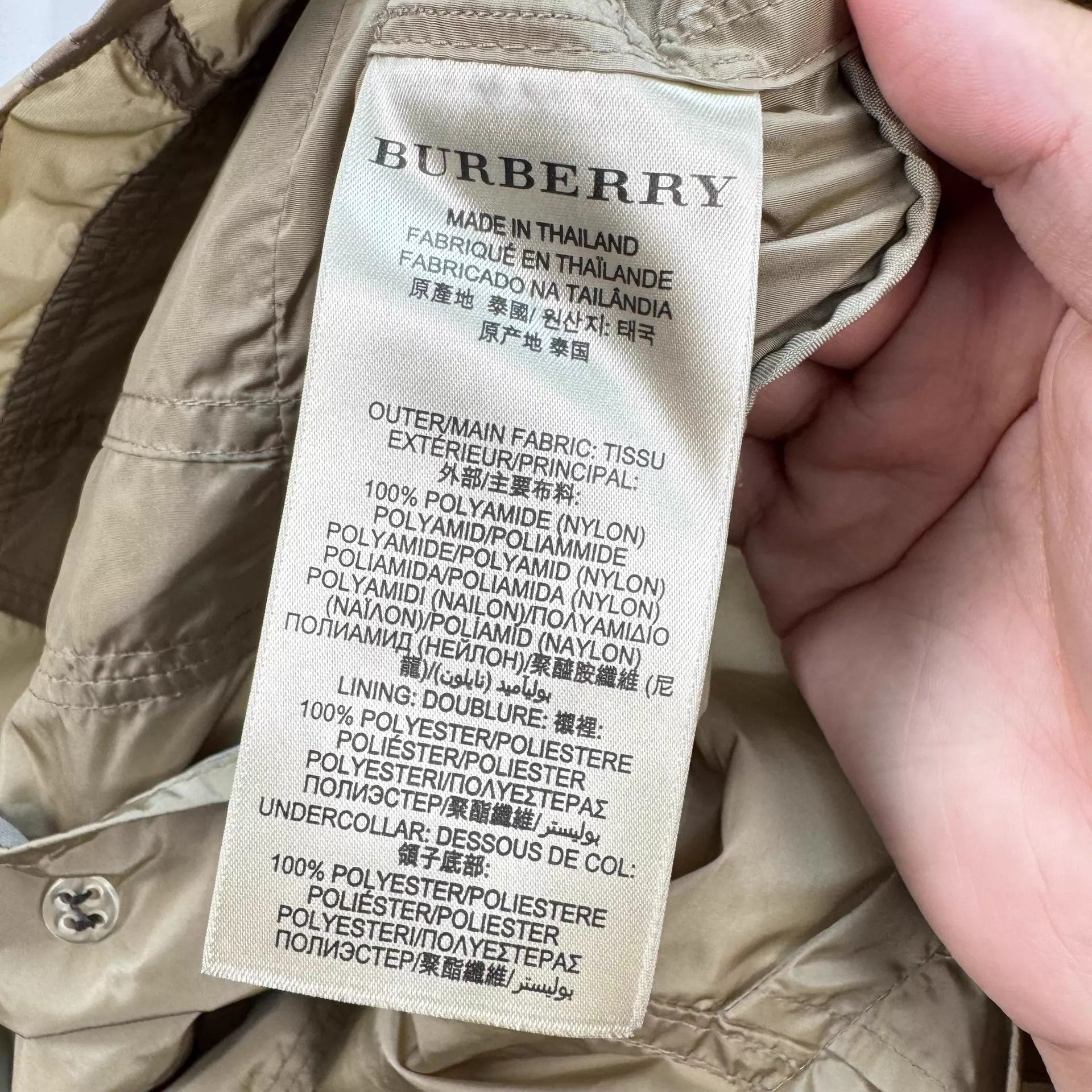 Burberry Burberry double-breasted nylon trench coat UK4 99 new Size XS / US 0-2 / IT 36-38 - 6 Thumbnail