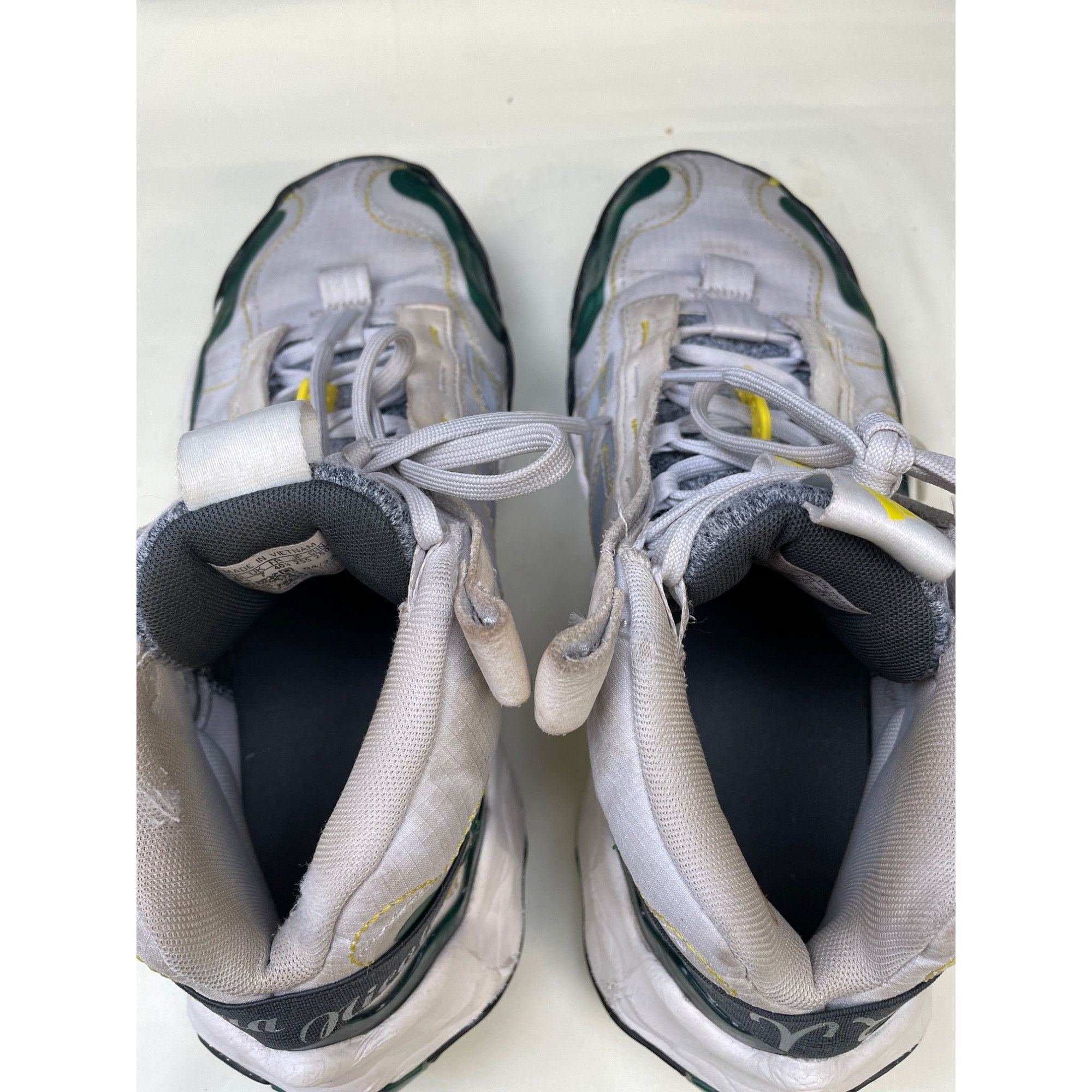 Adidas Adidas Exhibit Men's Gray / Green Basketball Sneakers Size 8 Size US 8.5 / EU 41-42 - 7 Thumbnail
