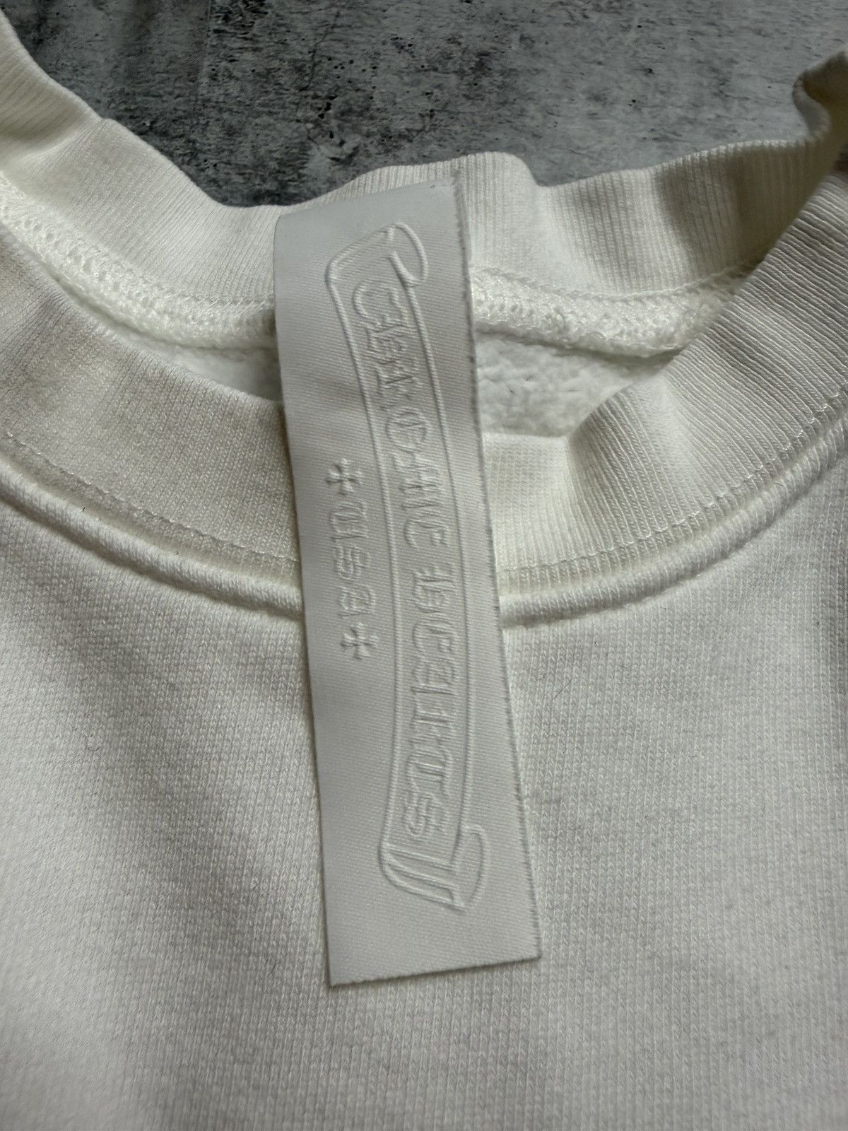 Chrome Hearts Chrome Heart White Flooded Patch Crewneck Size US S / EU 44-46 / 1 - 3 Thumbnail
