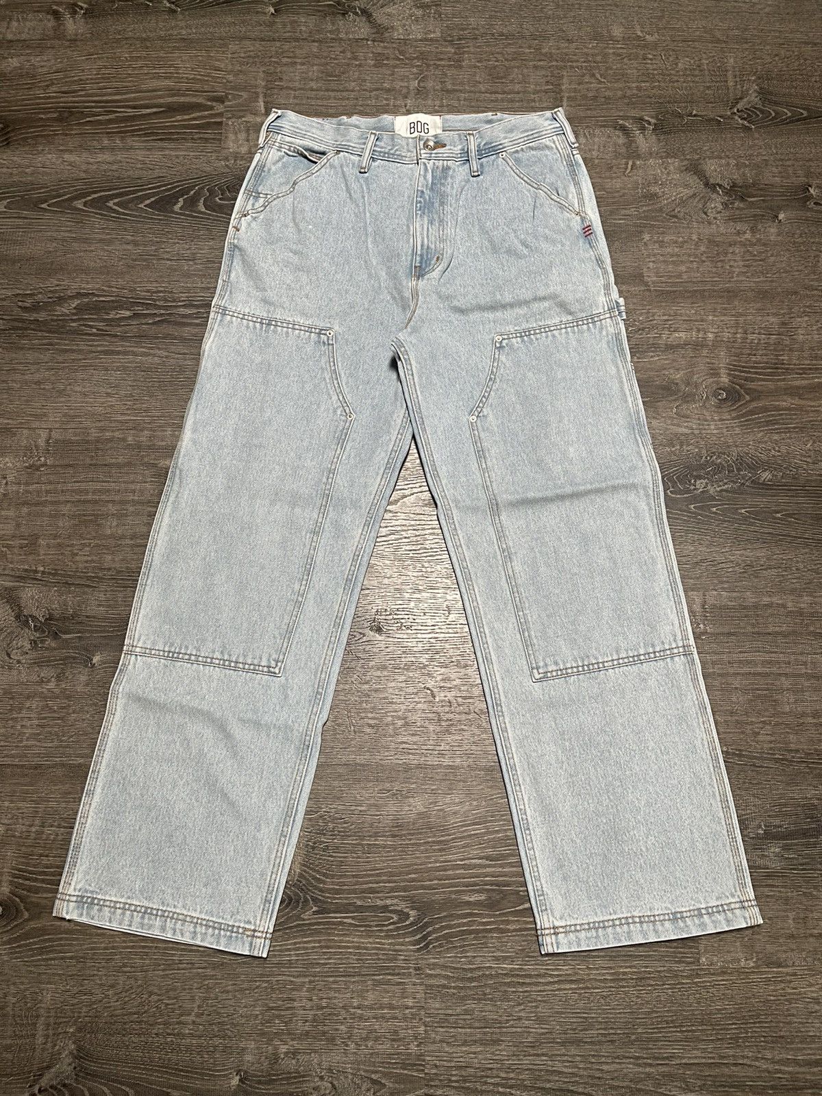 Carhartt × Vintage × basketcase gallery BDG Carhartt Style Jeans Carpenter Double Knees Size US 35 - 1 Thumbnail