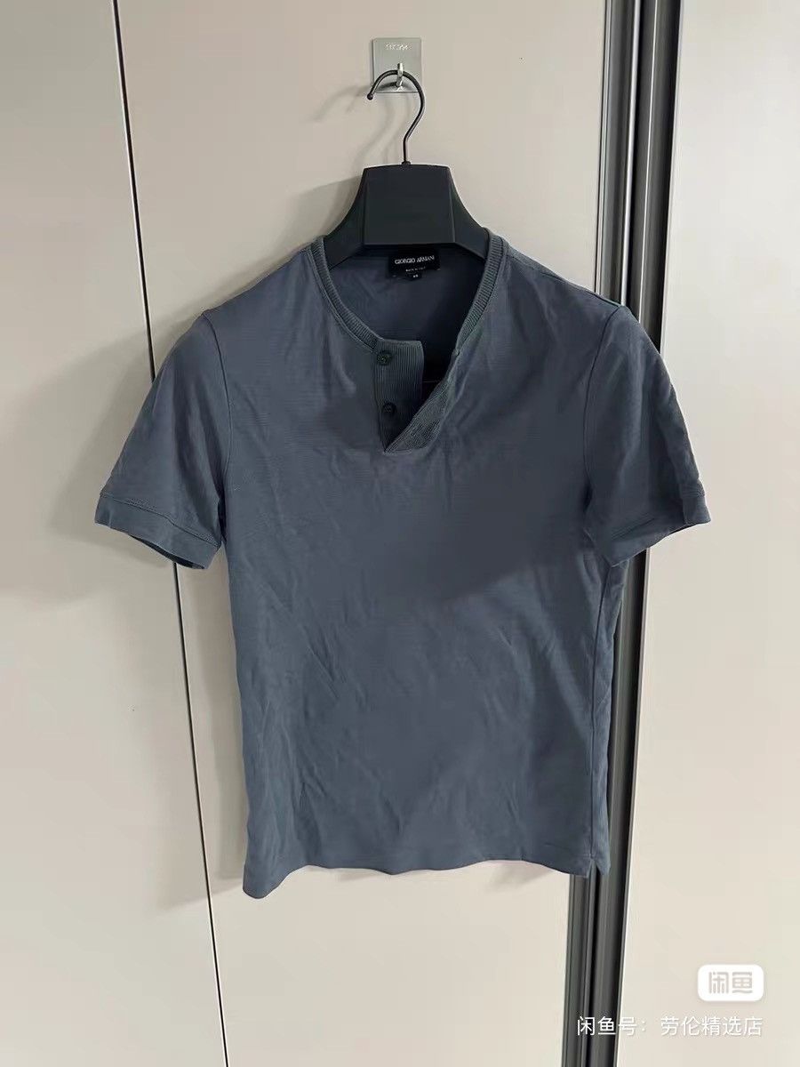 Giorgio Armani GA Line Men's Short-Sleeve Polo Shirt