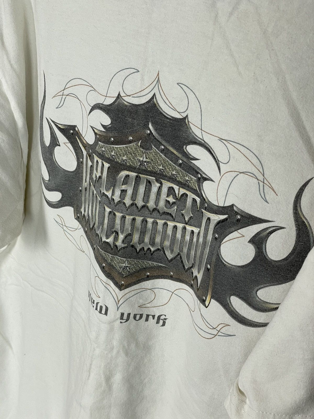 Planet Hollywood × Vintage Planet Hollywood Big Logo T-Shirt XL VTG 90s Streetwear Size US L / EU 52-54 / 3 - 10 Thumbnail