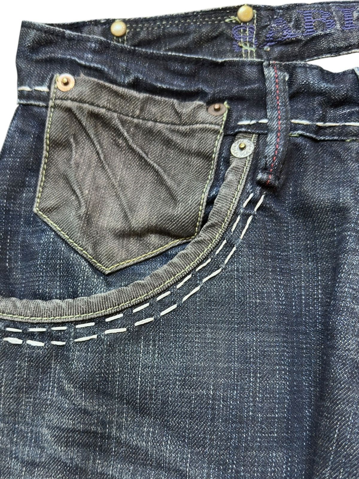 Kapital Vintage Sabi 09 Whiskers Avant Garde Style Jeans Size US 27 - 4 Thumbnail