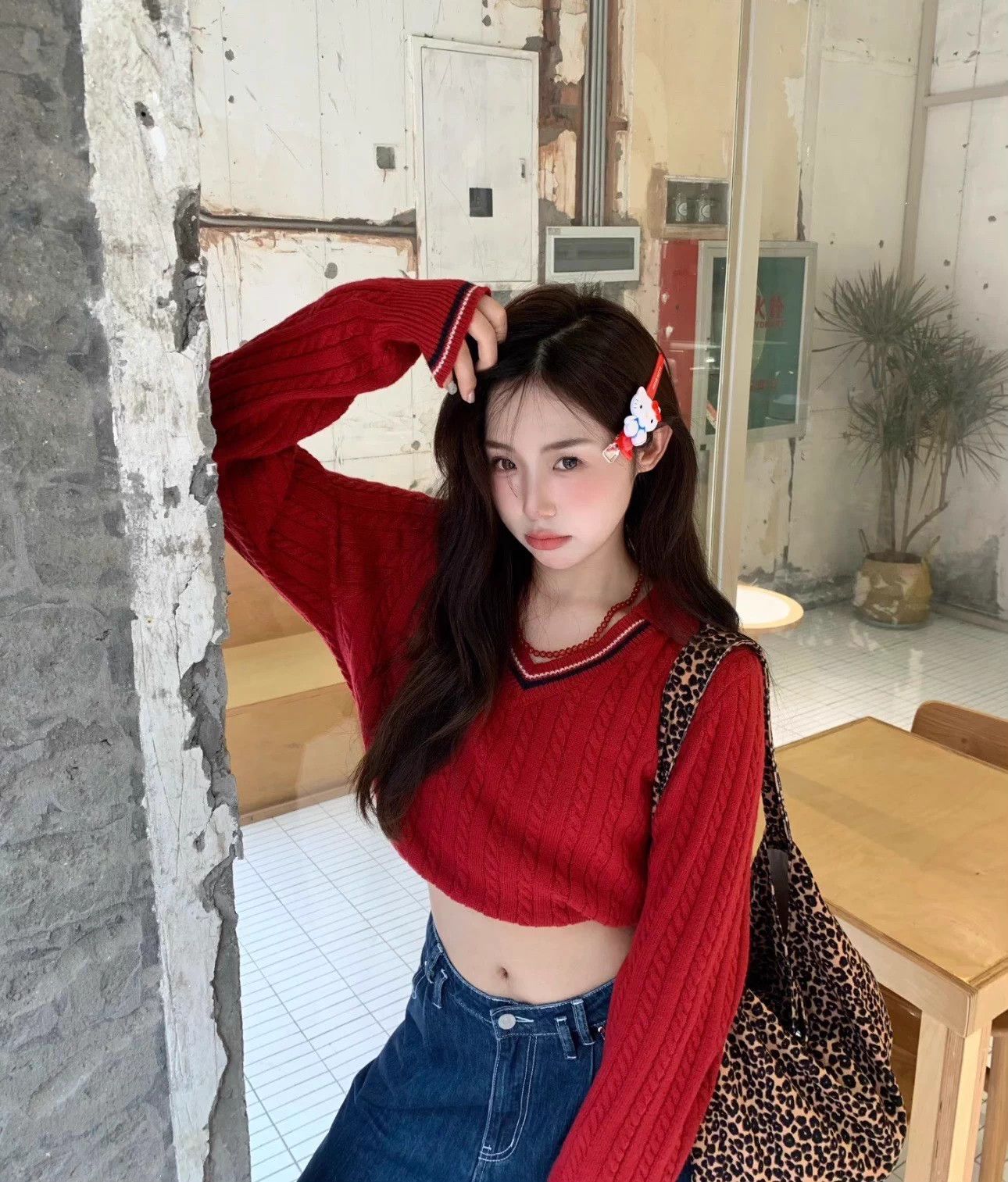 Fendi Fendi red silk stripe hem FF logo knit sweater Size M / US 6-8 / IT 42-44 - 7 Thumbnail