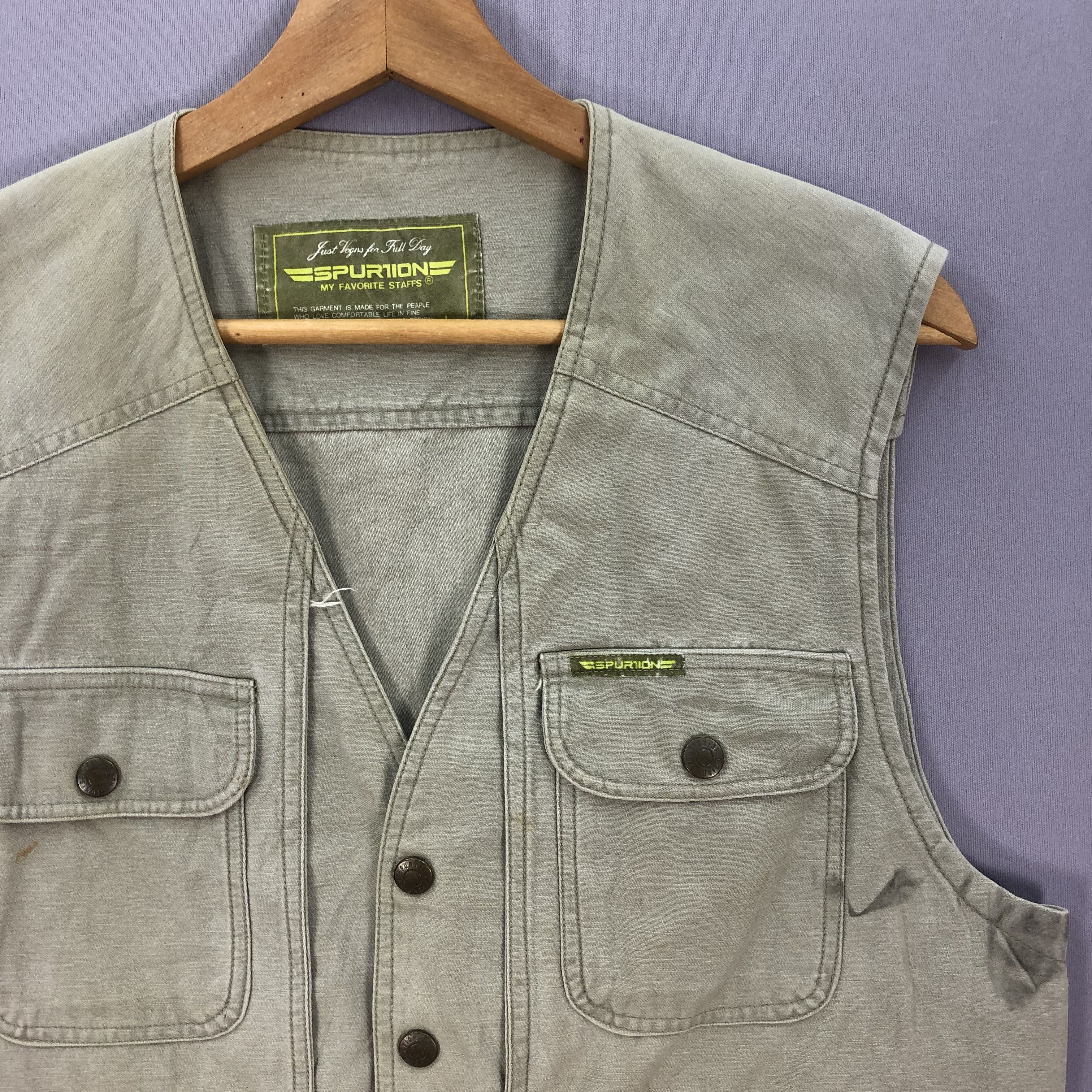 Japanese Brand × Vintage Vintage Japanese Bondage Multi Pocket Vest Jacket Size US M / EU 48-50 / 2 - 4 Thumbnail