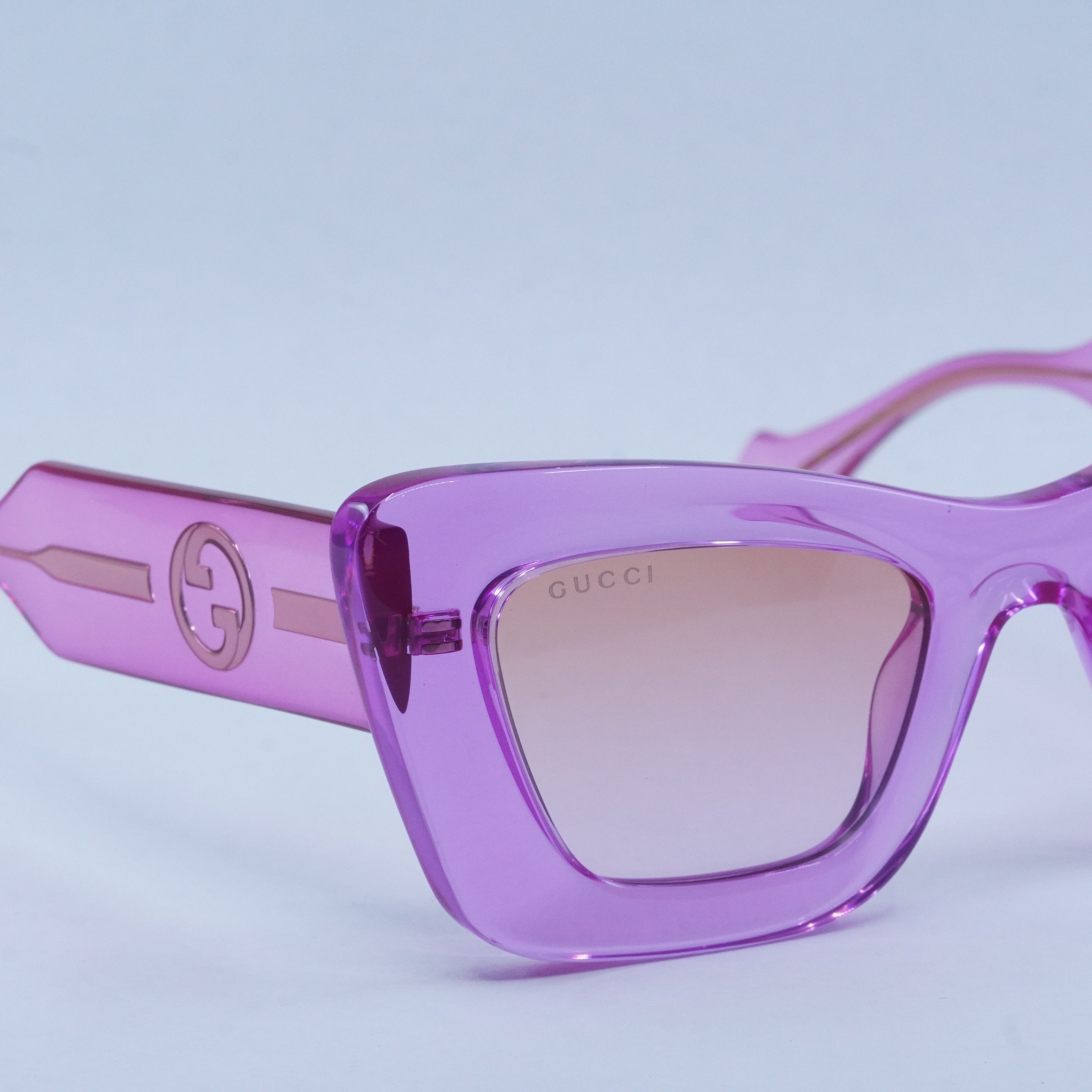 Gucci Gucci GG1552S 003 Women Sunglasses Magenta Frame Size ONE SIZE - 11 Thumbnail