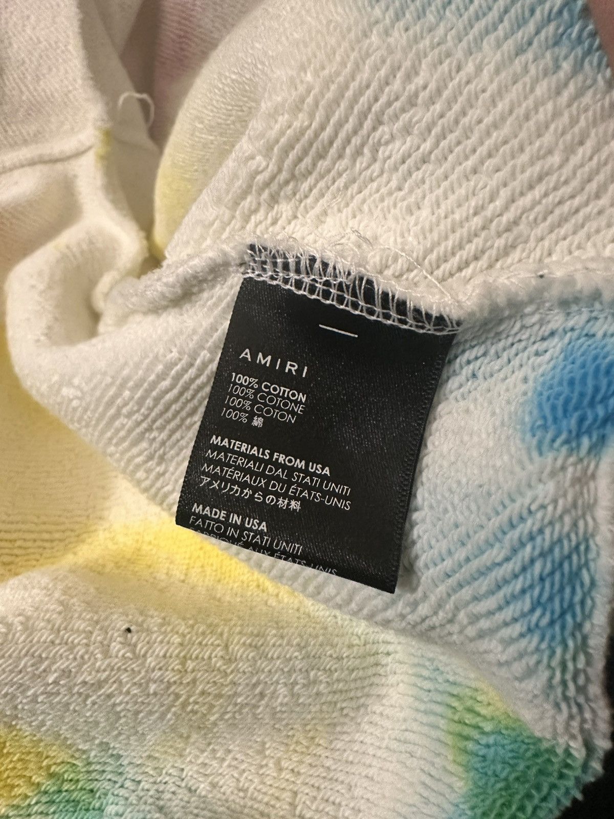 Amiri Amiri Tie Dye Artpatch Hoodie Size US S / EU 44-46 / 1 - 5 Thumbnail