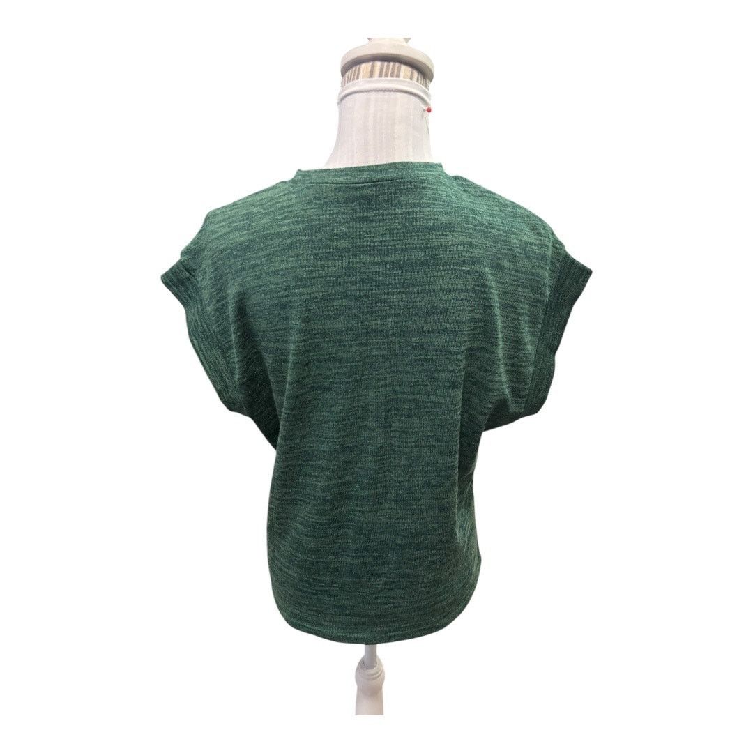 Shein SHEIN Green Knit Top Size S/4 Size S / US 4 / IT 40 - 2 Thumbnail