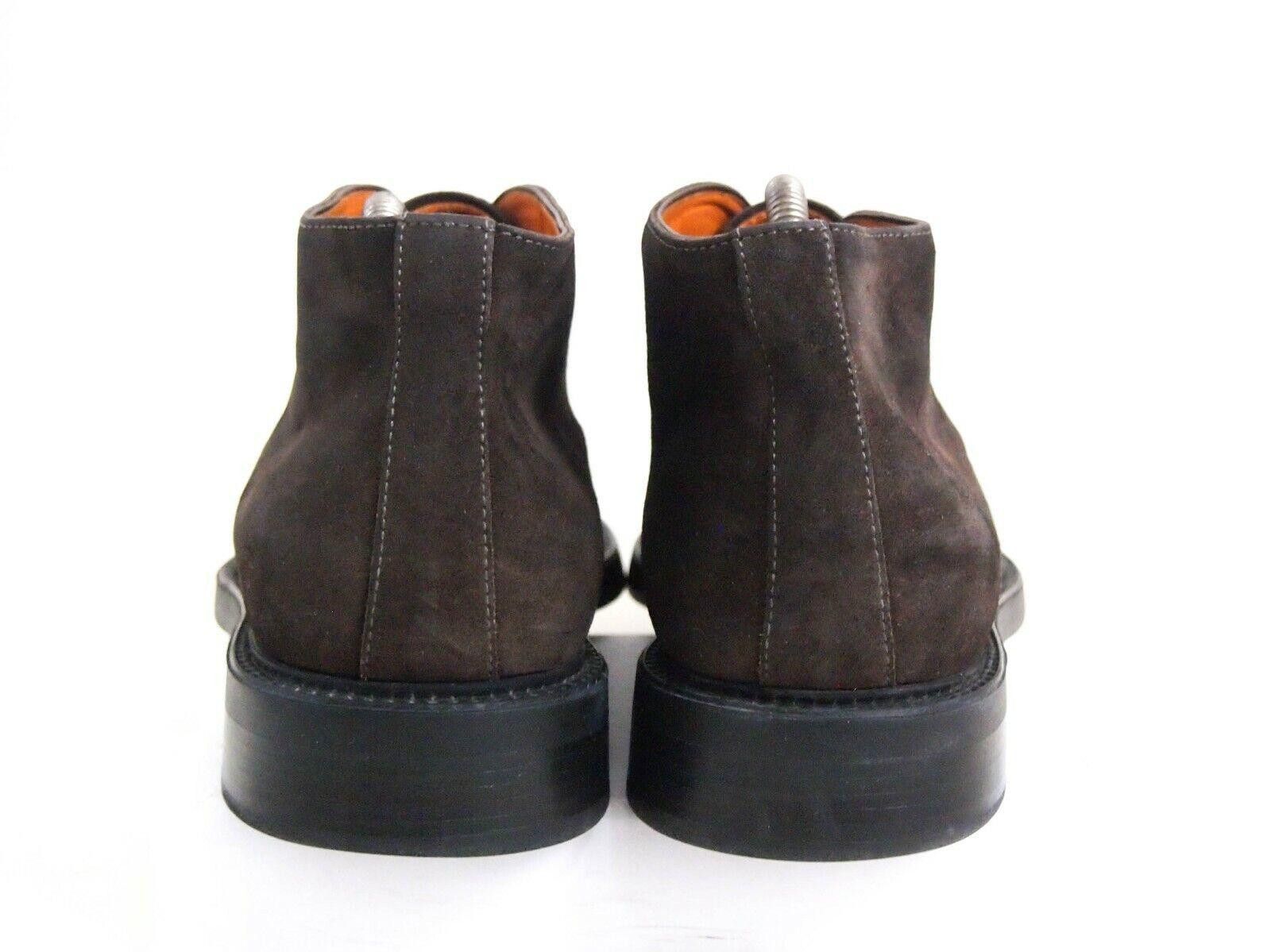 Santoni Santoni Chukka Ankle Boots Brown Suede Mens Size US 7 EU 40 Size US 7 / EU 40 - 7 Thumbnail