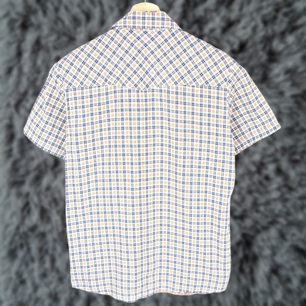 Vintage NUDIE Shirt Men M Short Sleeve Pattern Check Pockets Size US M / EU 48-50 / 2 - 1 Thumbnail