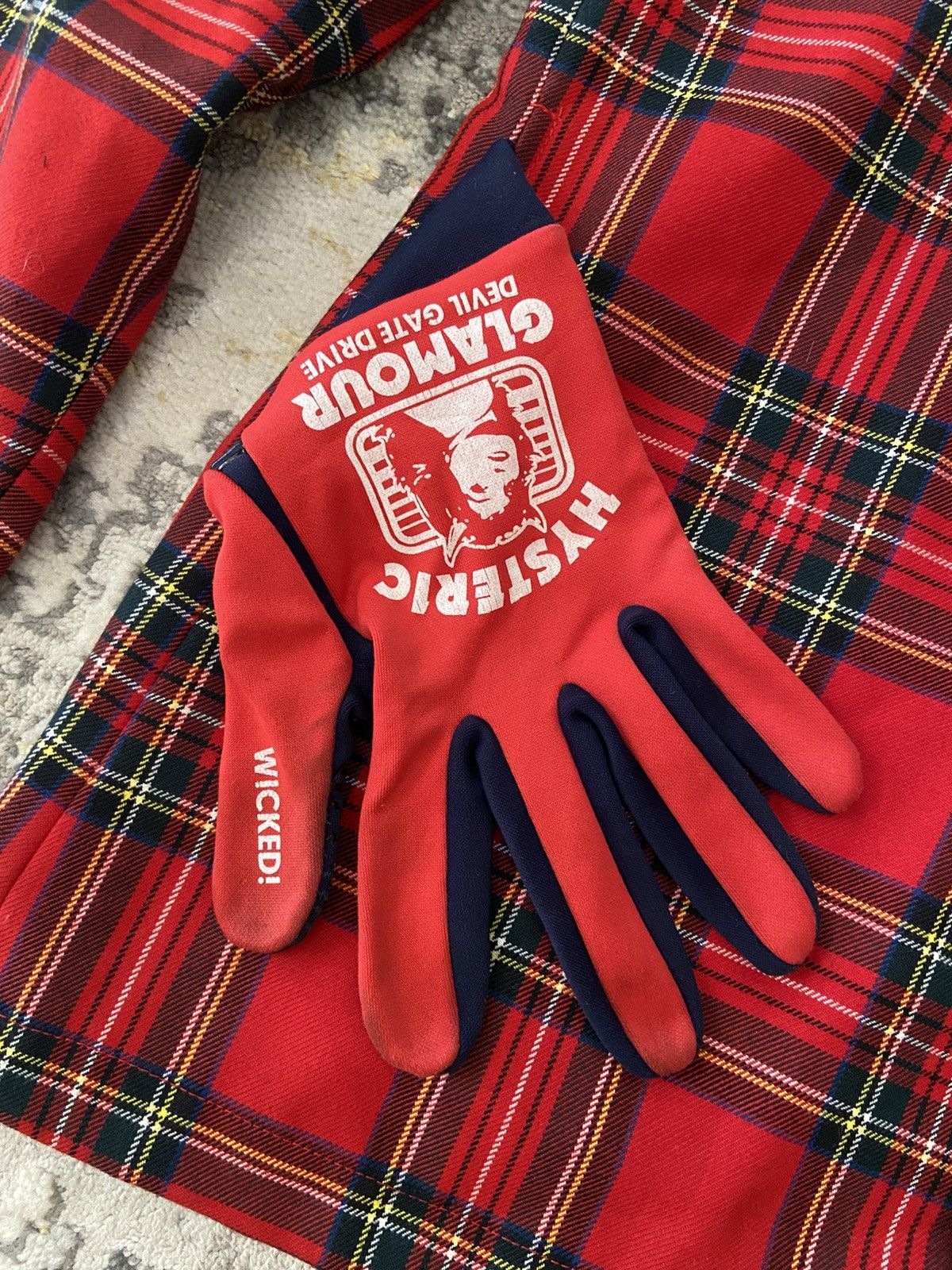 Hysteric Glamour HG WICKED ! HYSTERIC GLAMOUR RIDER GLOVES Size ONE SIZE - 2 Thumbnail