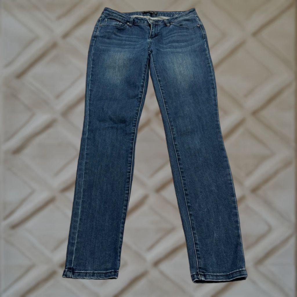 Prana Prana Kara Skinny Denim Jeans Womens 6 Blue Dark Wash Organic Cotton Mid Rise Size 28" / US 6 / IT 42 - 1 Thumbnail