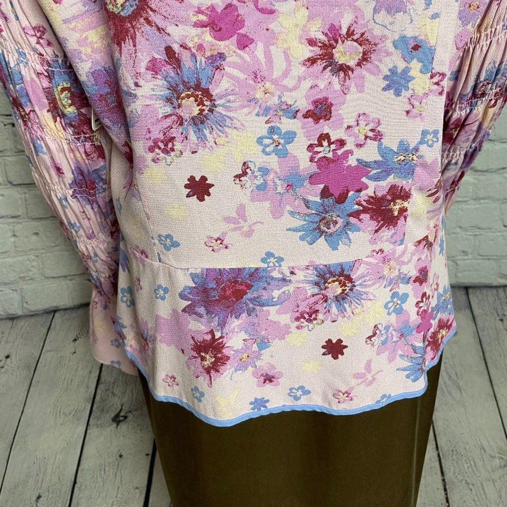 Free People NWT New $98 Free People Venice Printed Rose Top Size M Size M / US 6-8 / IT 42-44 - 9 Thumbnail