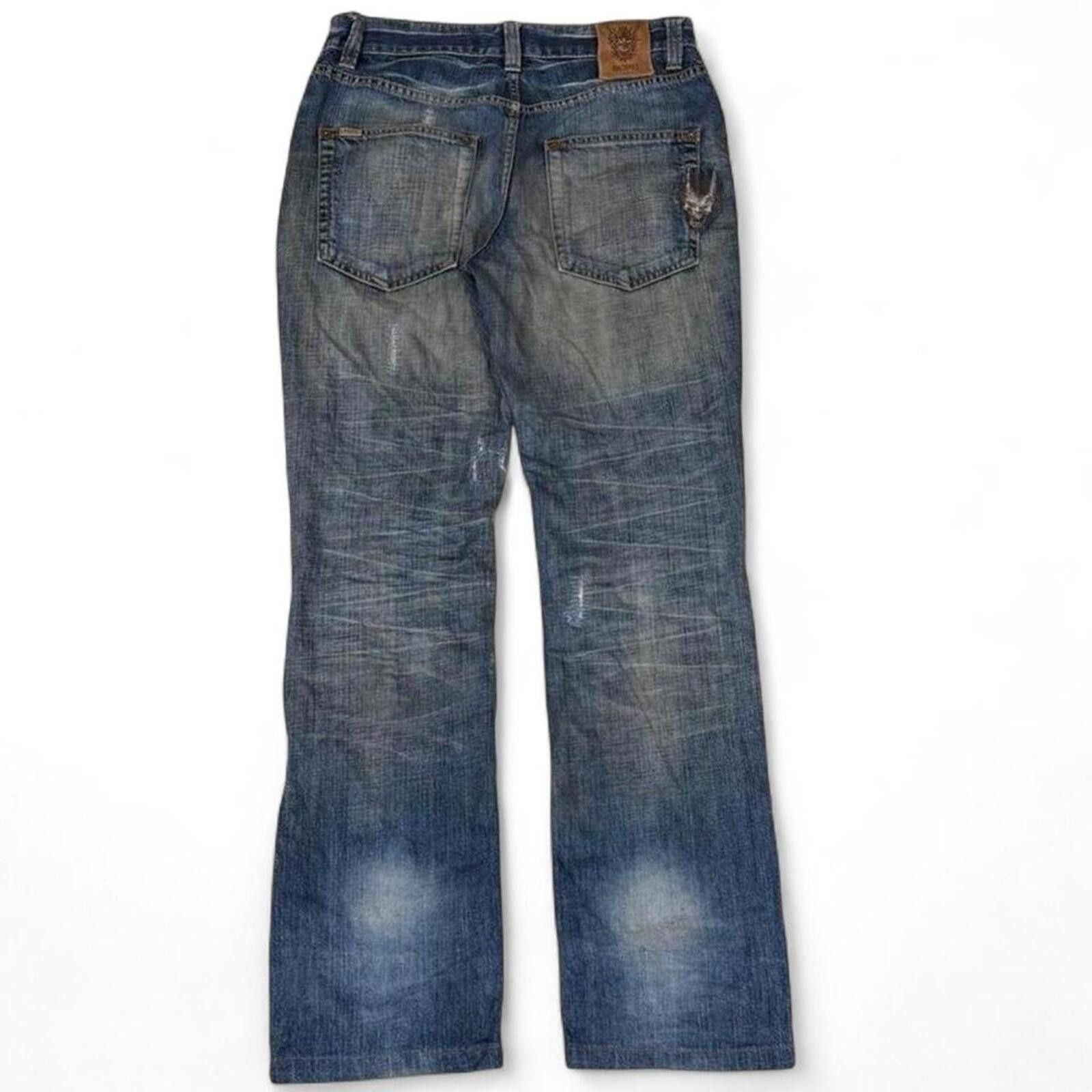 True Religion VINTAGE ONIARAI MUD WASH AND EMBROIDERY LOGO ON BACK DENIM Size US 30 / EU 46 - 1 Thumbnail