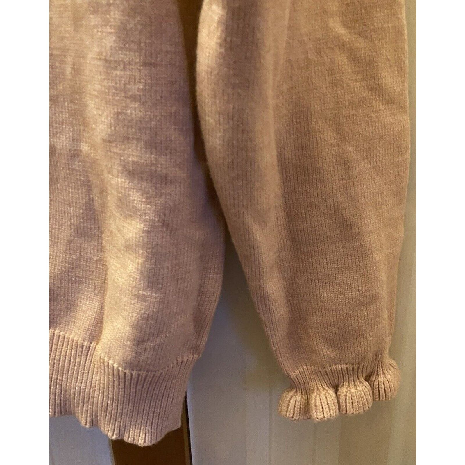 Other BTFBM Womens M Sweater Pullover Top Pink Knit Ruffle Soft Size M / US 6-8 / IT 42-44 - 4 Thumbnail