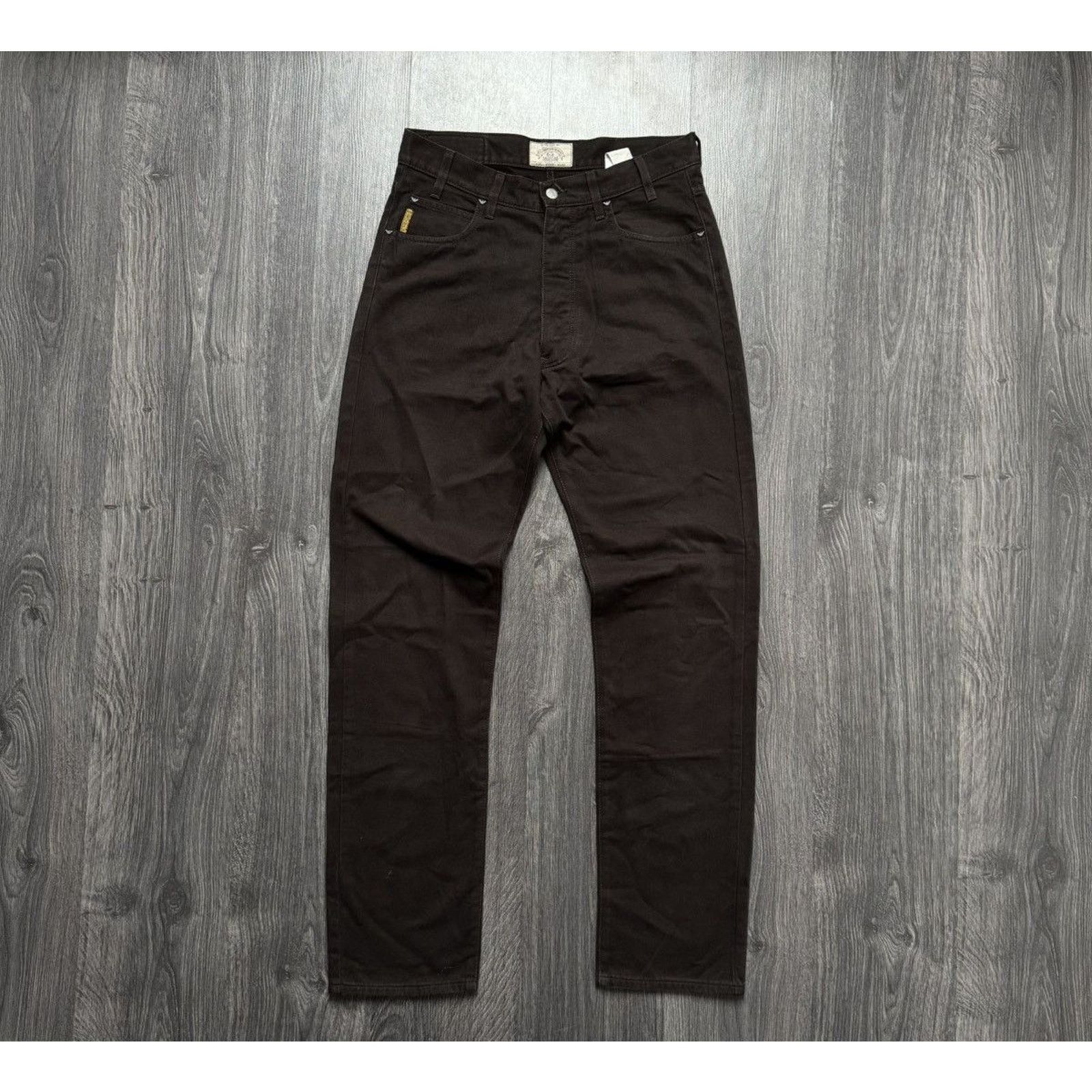 90s Vintage Emporio Armani Jeans Brown Denim