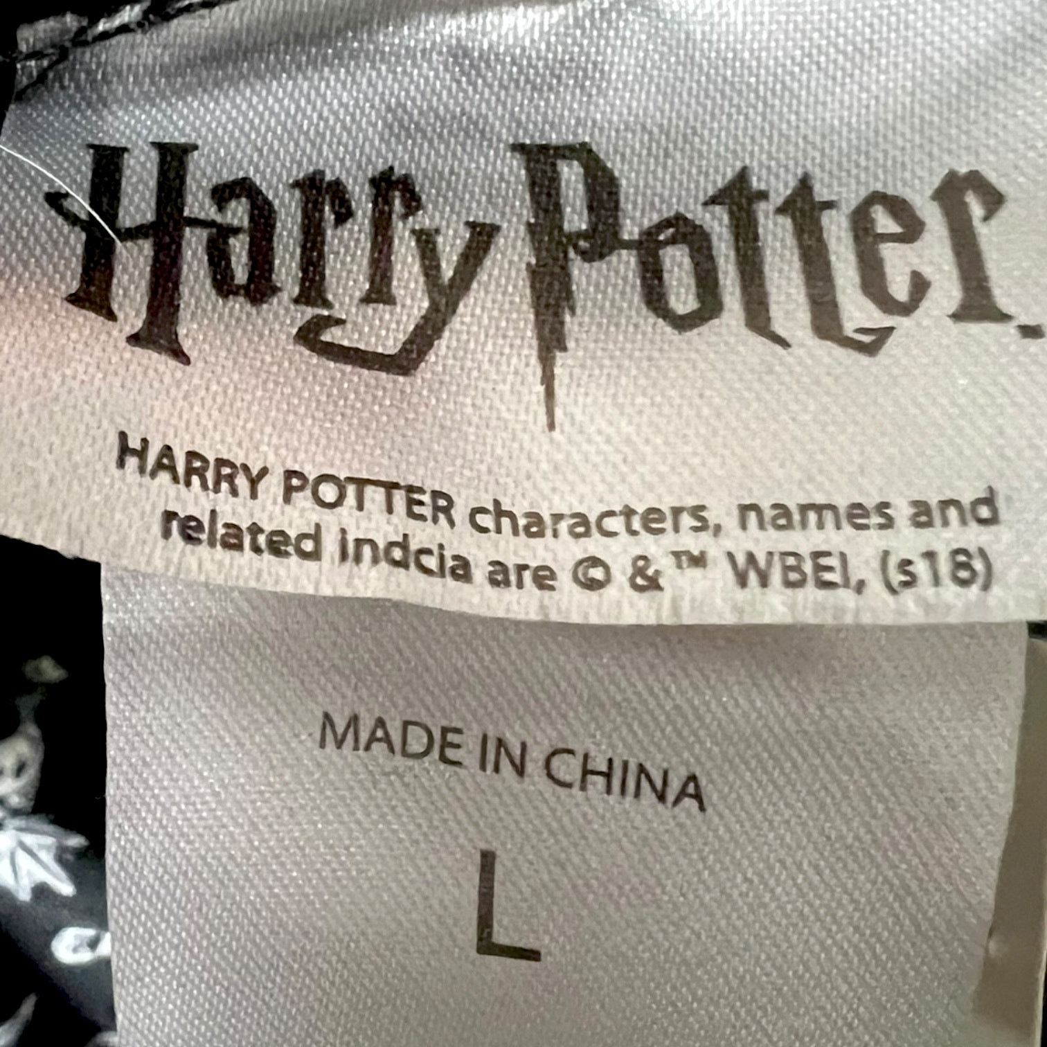 Warner Bros Harry Potter Black & White Spells 1 Piece Women's Swimsuit L Size ONE SIZE - 8 Thumbnail
