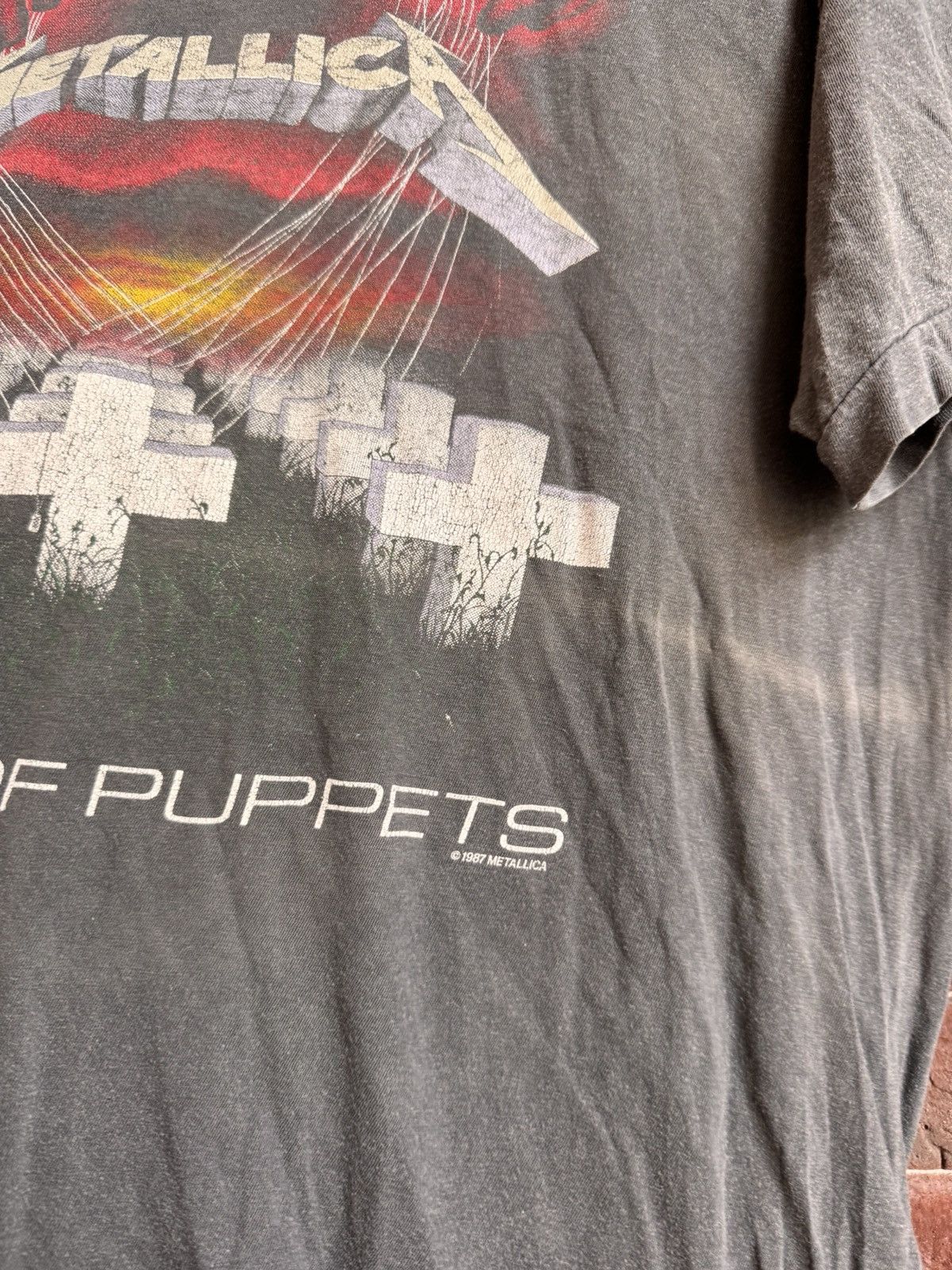 4GSELLER × Band Tees × Vintage Metallica Master Of Puppets Band 80s Vintage T-Shirt Metal Size US L / EU 52-54 / 3 - 3 Thumbnail