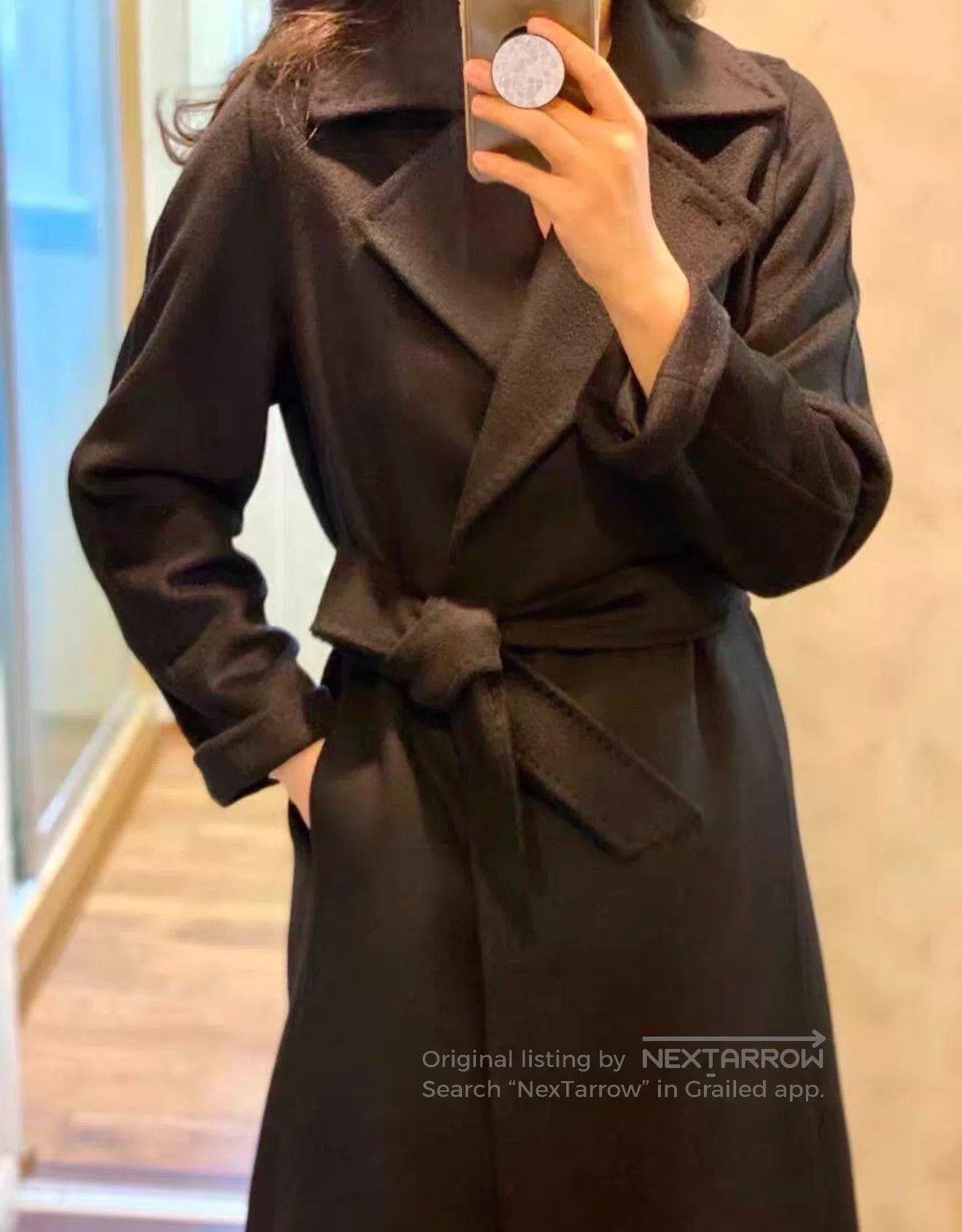 Max Mara MaxMara Manuela Camel Wool Coat. Size XXS / US 00 / IT 34 - 6 Thumbnail