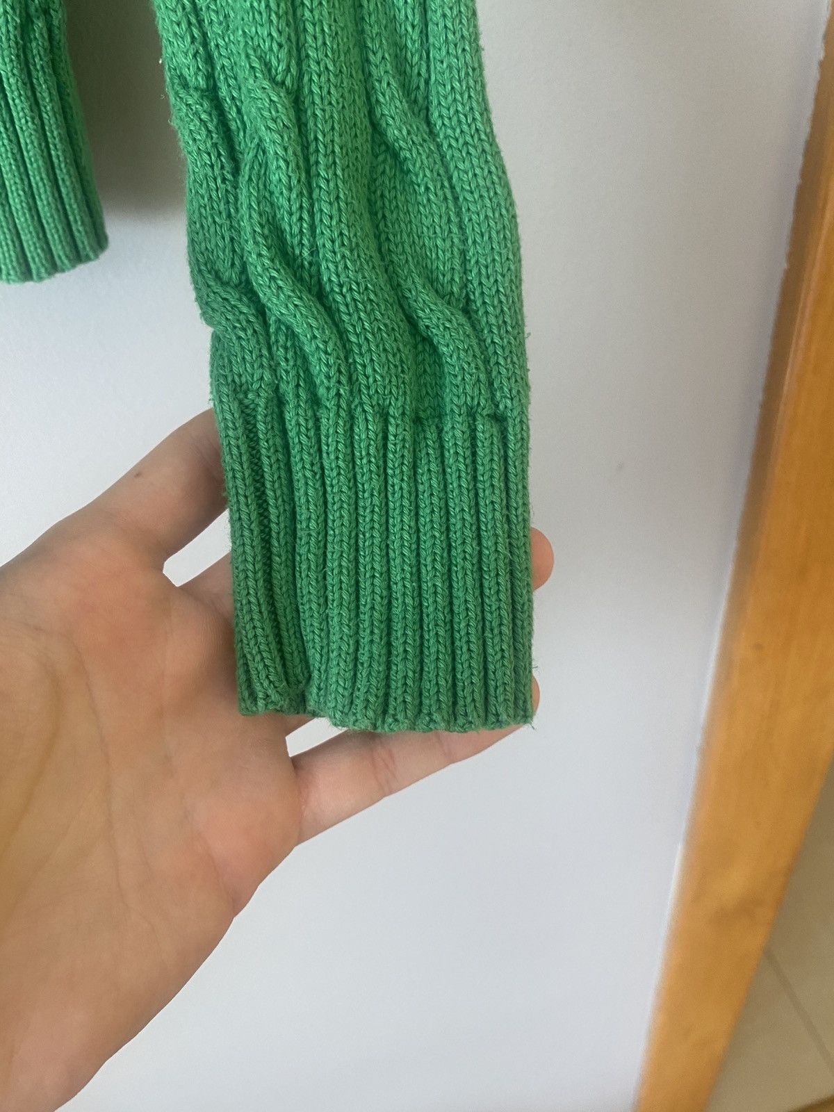 Polo Ralph Lauren × Ralph Lauren Ralph Lauren women’s sweater cableknit green s old money Size S / US 4 / IT 40 - 4 Thumbnail