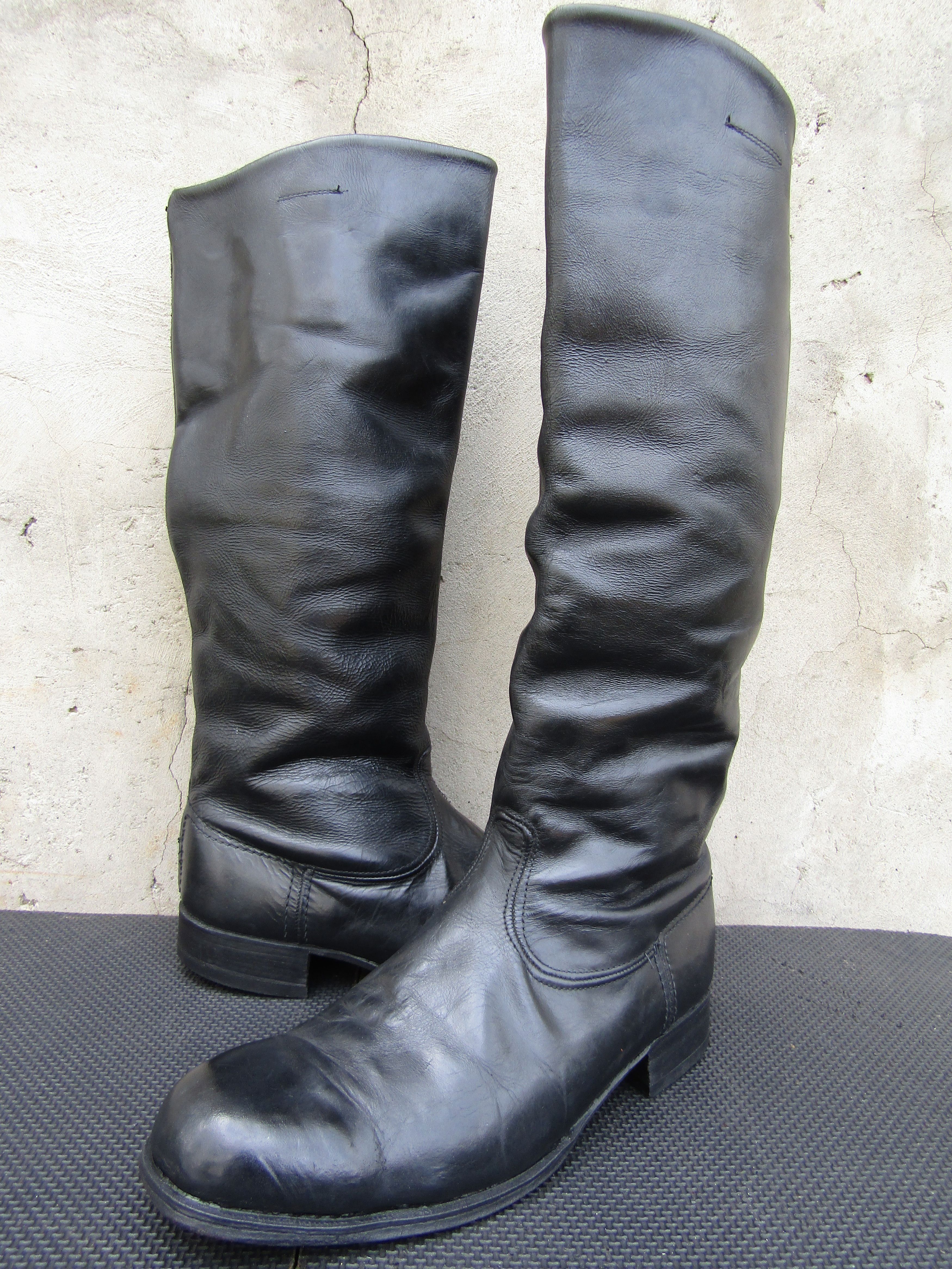 Vintage Army Tall Riding Jack Calvary Western Biker Patrol