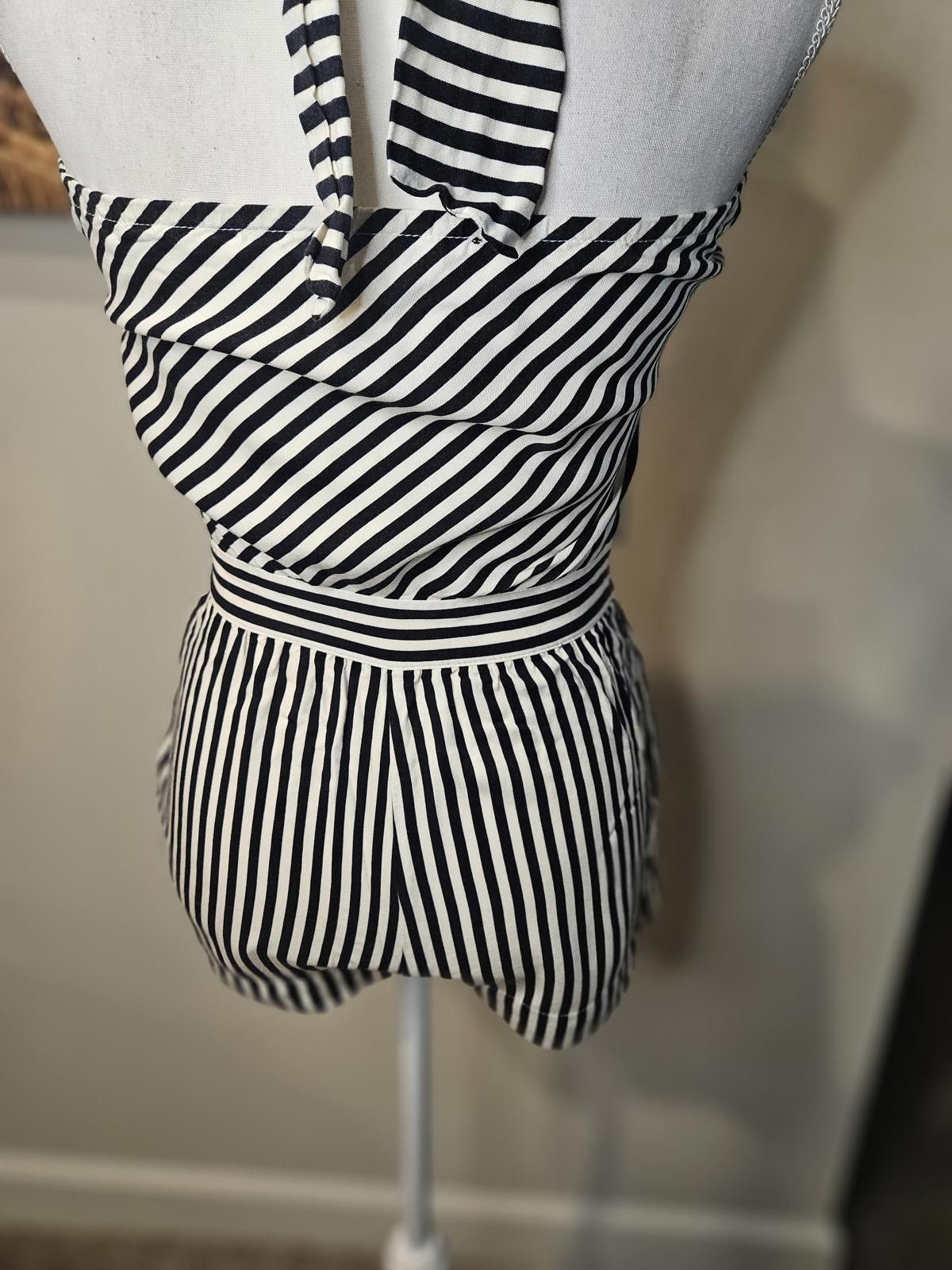Diesel Diesel Striped Halter Romper Size 25" / US 0 / IT 36 - 4 Thumbnail