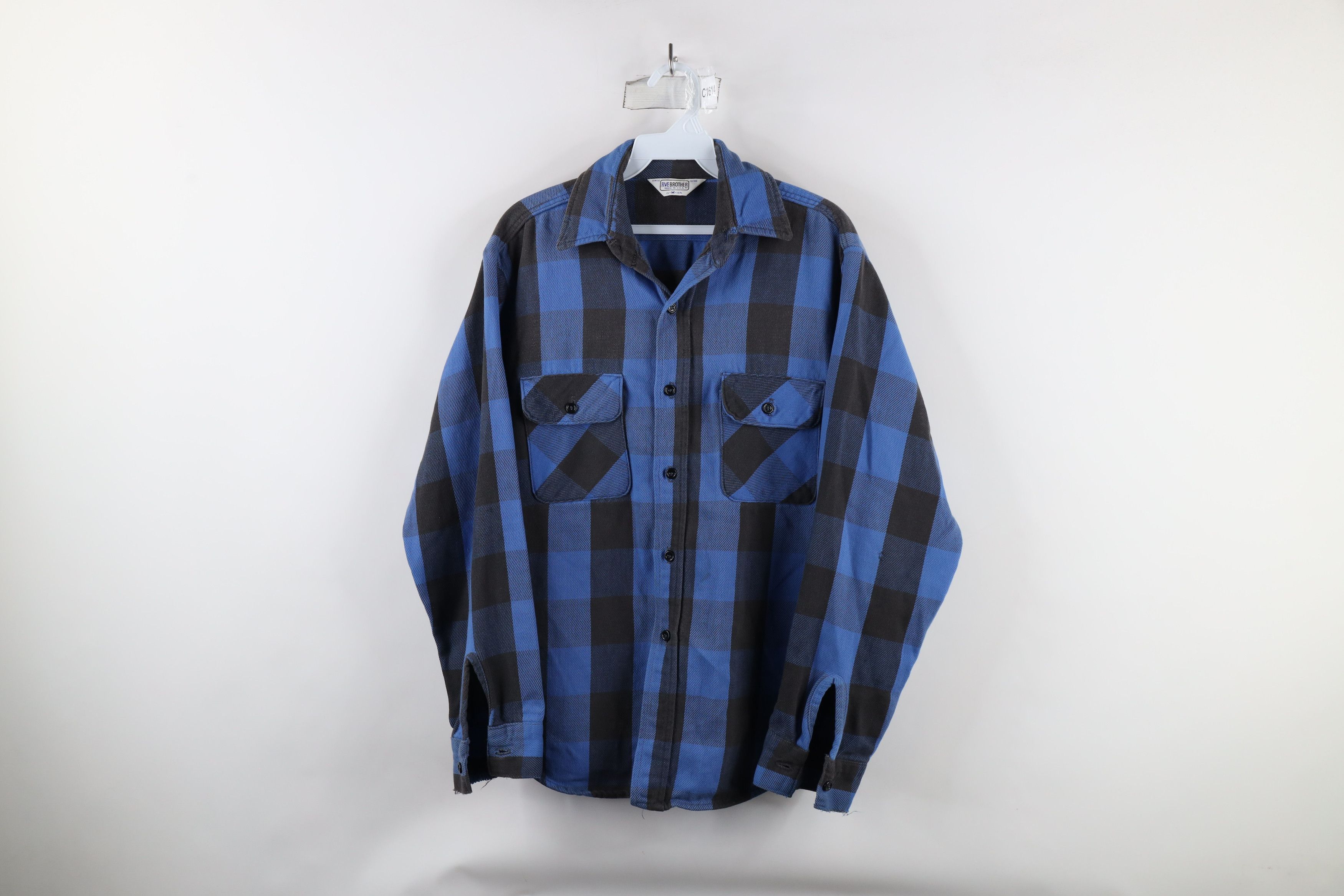 Vintage Vintage 70s Five Brother Flannel Button Shirt Plaid USA | Grailed