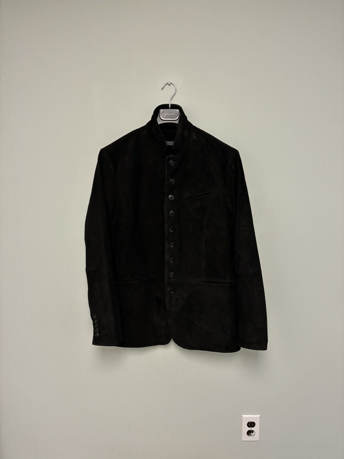 John Varvatos Woodward Multibutton Suede Jacket EU 48 USA 38 Size US M / EU 48-50 / 2 - 10 Thumbnail