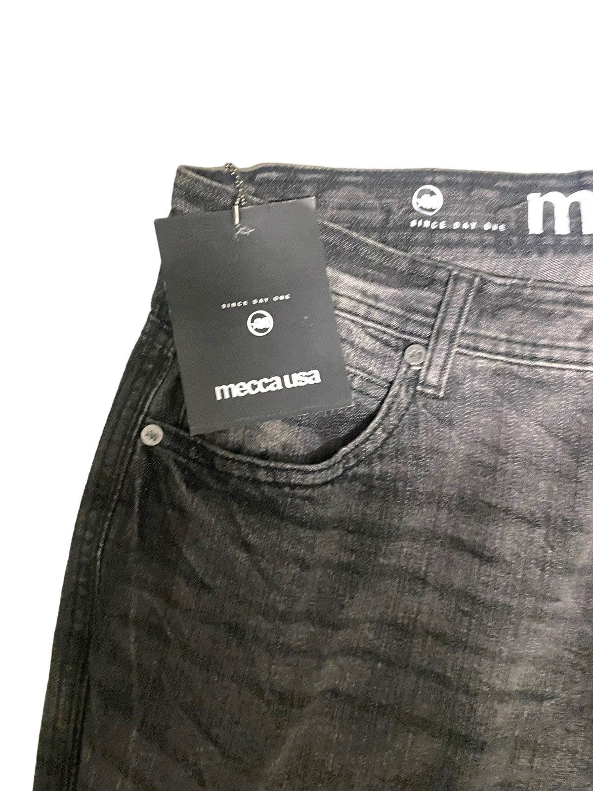 Mecca × Vintage Mecca Charcoal Wash Baggy Denim Jeans 36x32 Size US 36 / EU 52 - 8 Thumbnail