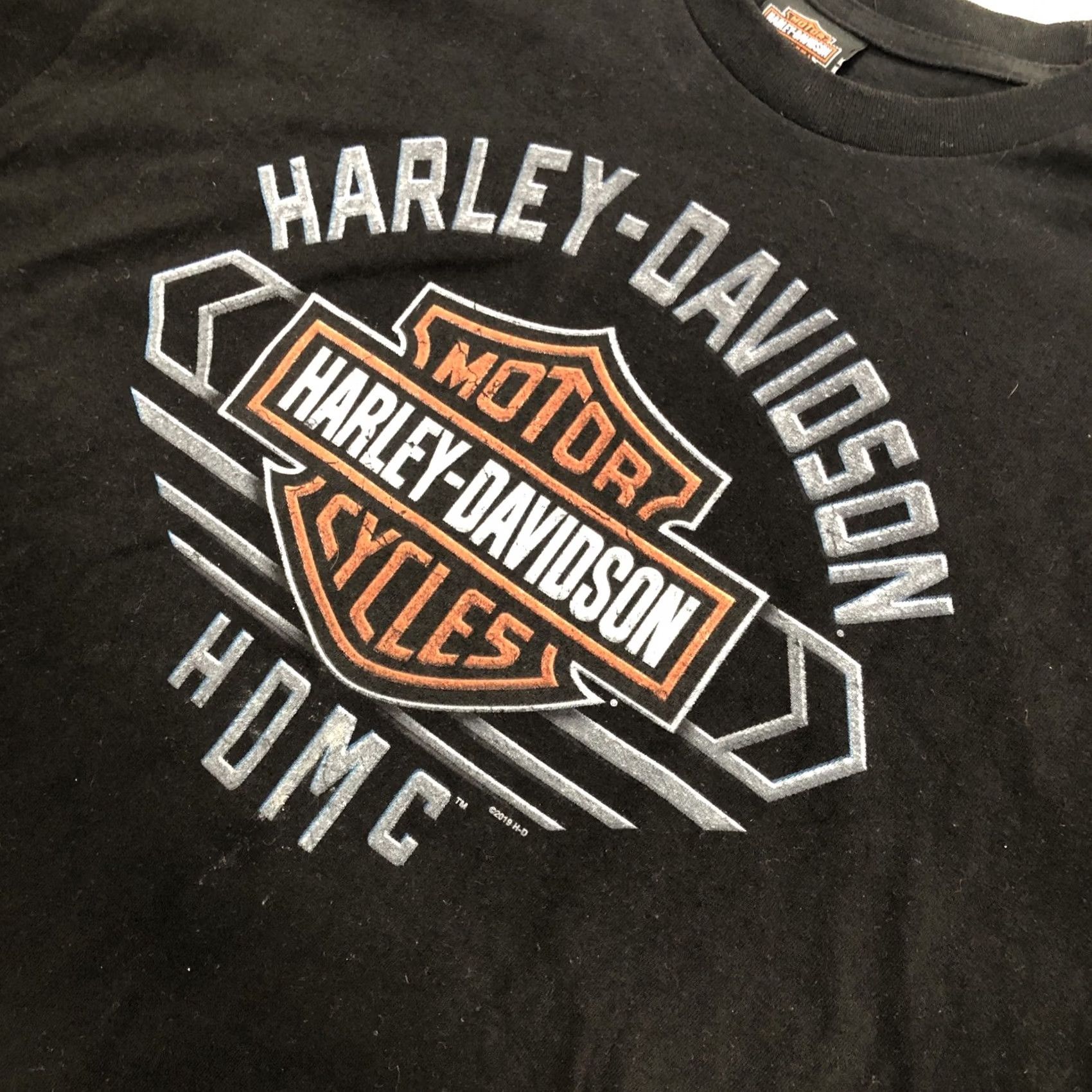 Harley Davidson VINTAGE Harley-Davidson T-Shirt XL Black Motorcycle Graphic Print Men Size US XL / EU 56 / 4 - 7 Thumbnail