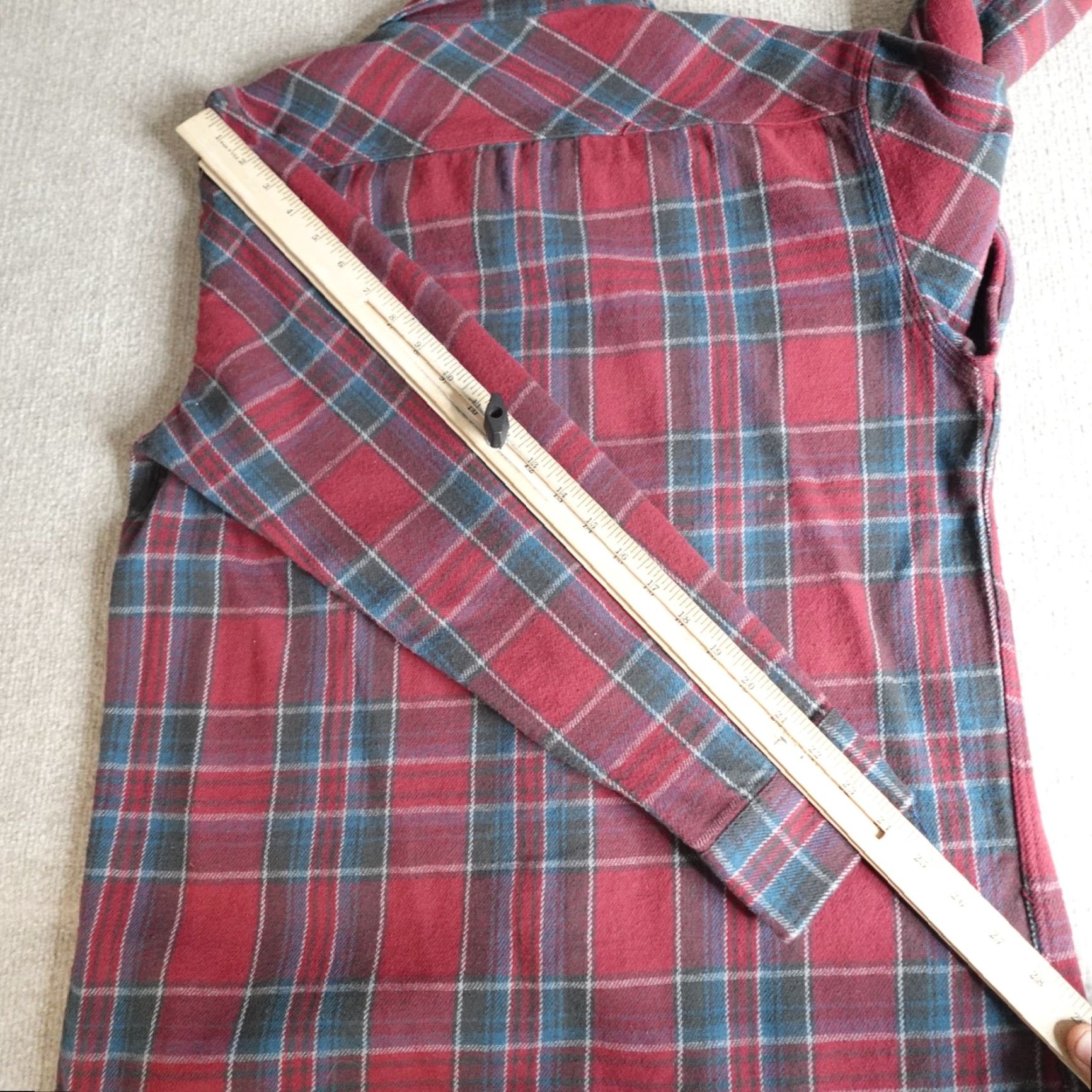 Brixton Brixton Shirt Mens Medium Red Plaid Flannel Size US M / EU 48-50 / 2 - 7 Thumbnail