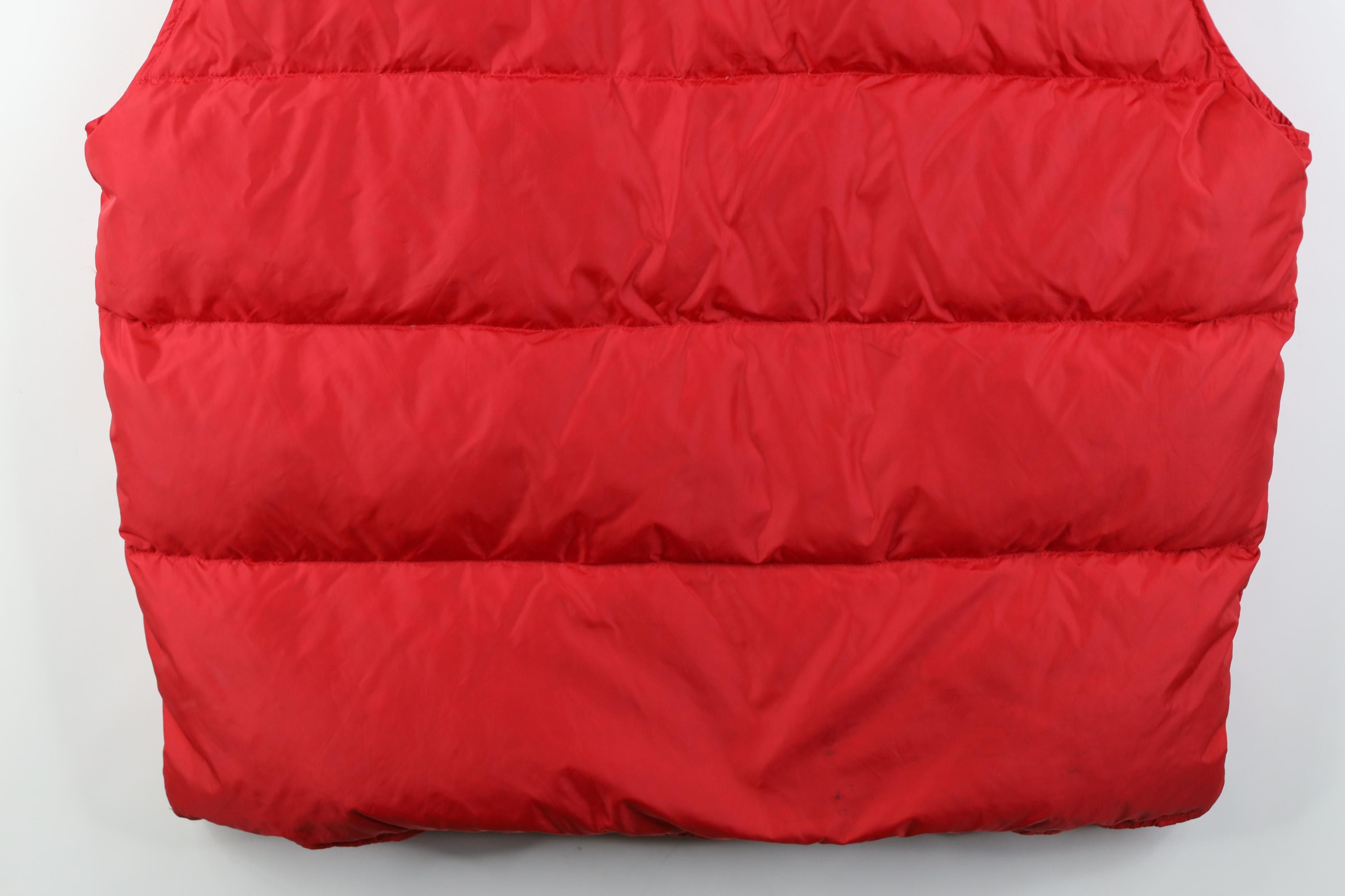 Eddie Bauer Vintage 90s Eddie Bauer Goose Down Puffer Vest Jacket Red Size US XL / EU 56 / 4 - 16 Thumbnail