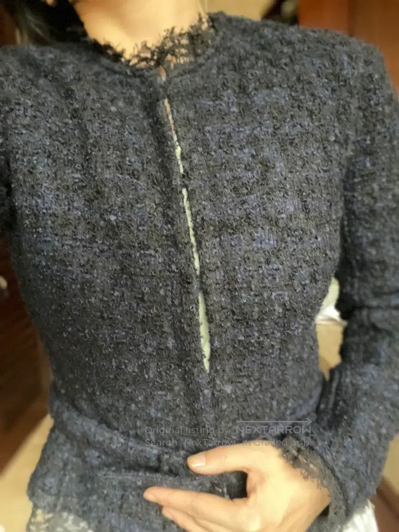 Valentino Valentino Lace wool coat Size S / US 4 / IT 40 - 9 Thumbnail