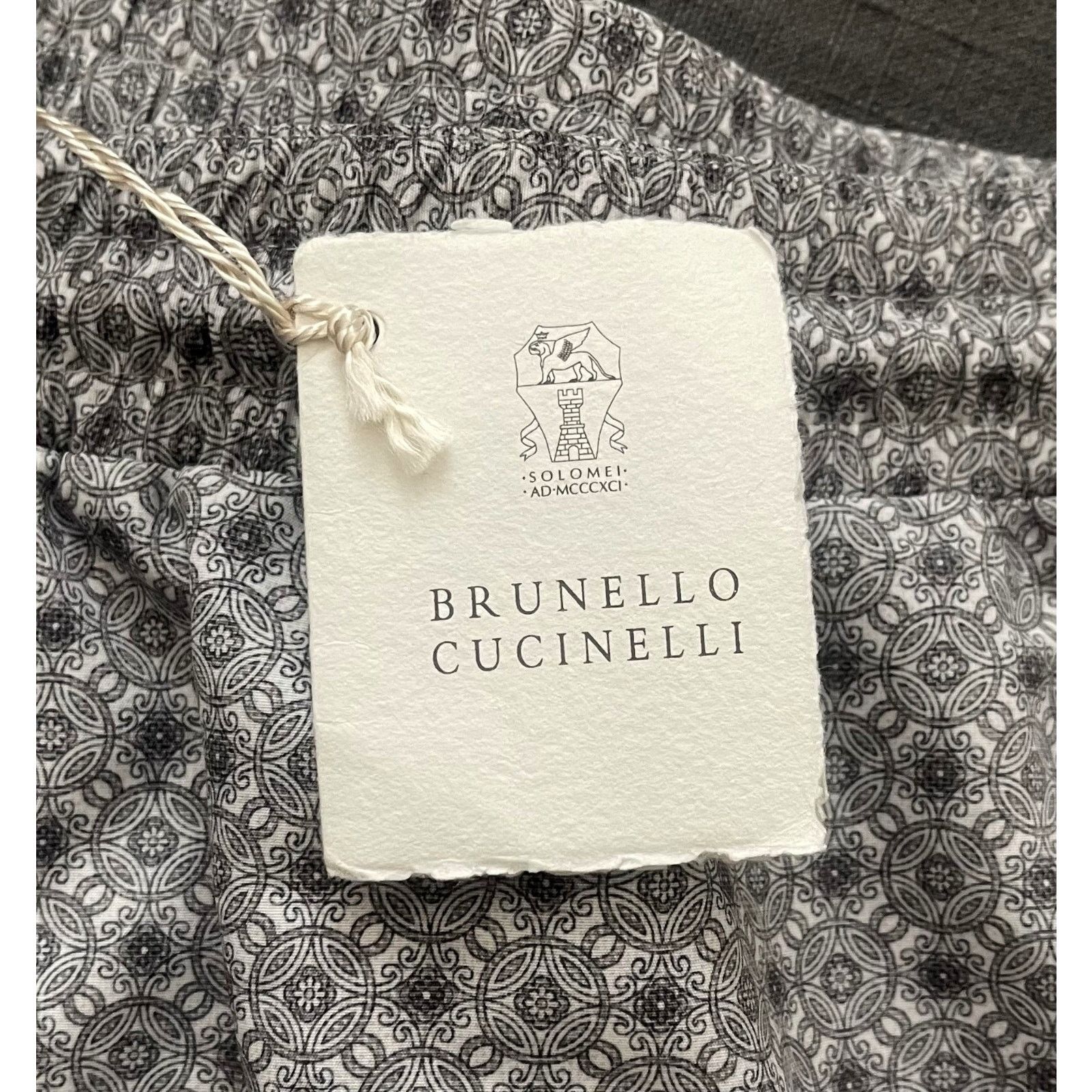 Brunello Cucinelli $795 NWT Brunello Cucinelli Gray Relaxed Swim Shorts 2XL Size US 40 / EU 56 - 6 Thumbnail