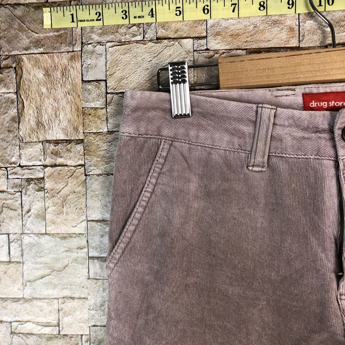Japanese Brand Drug Store Purple Conduroy Pants #A1022 Size 26" / US 2 / IT 38 - 7 Thumbnail