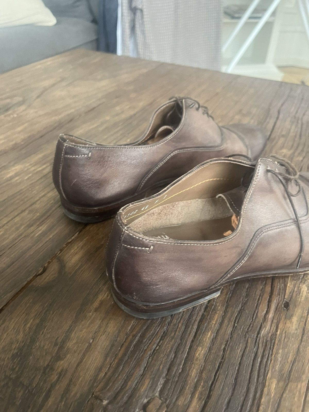 Santoni Santoni Brown Oxford Dress Shoes UK7 Size US 8 / EU 41 - 3 Thumbnail