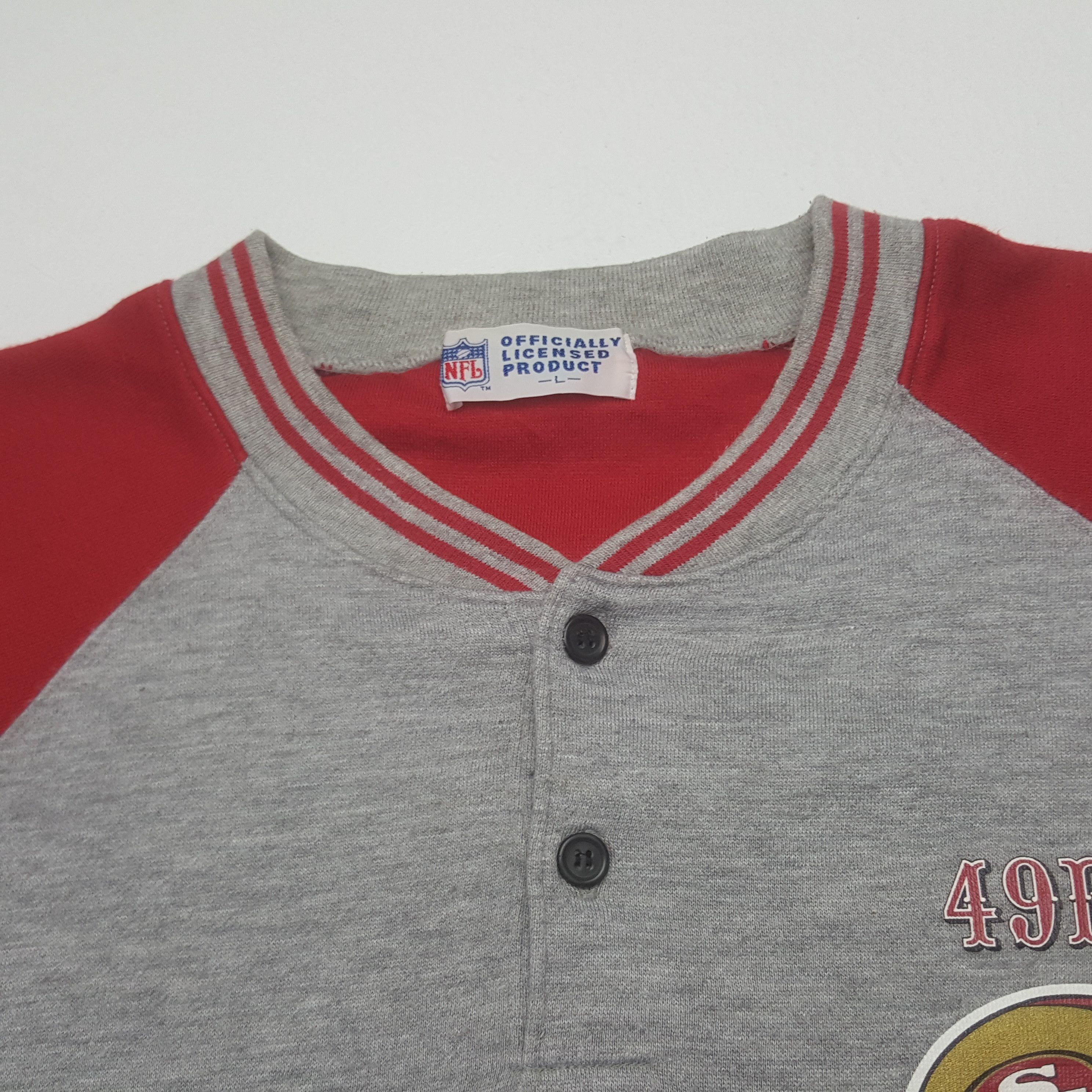 NFL Vintage 49ERS San Francisco Football Team Sweater C316N26 Size US L / EU 52-54 / 3 - 4 Thumbnail