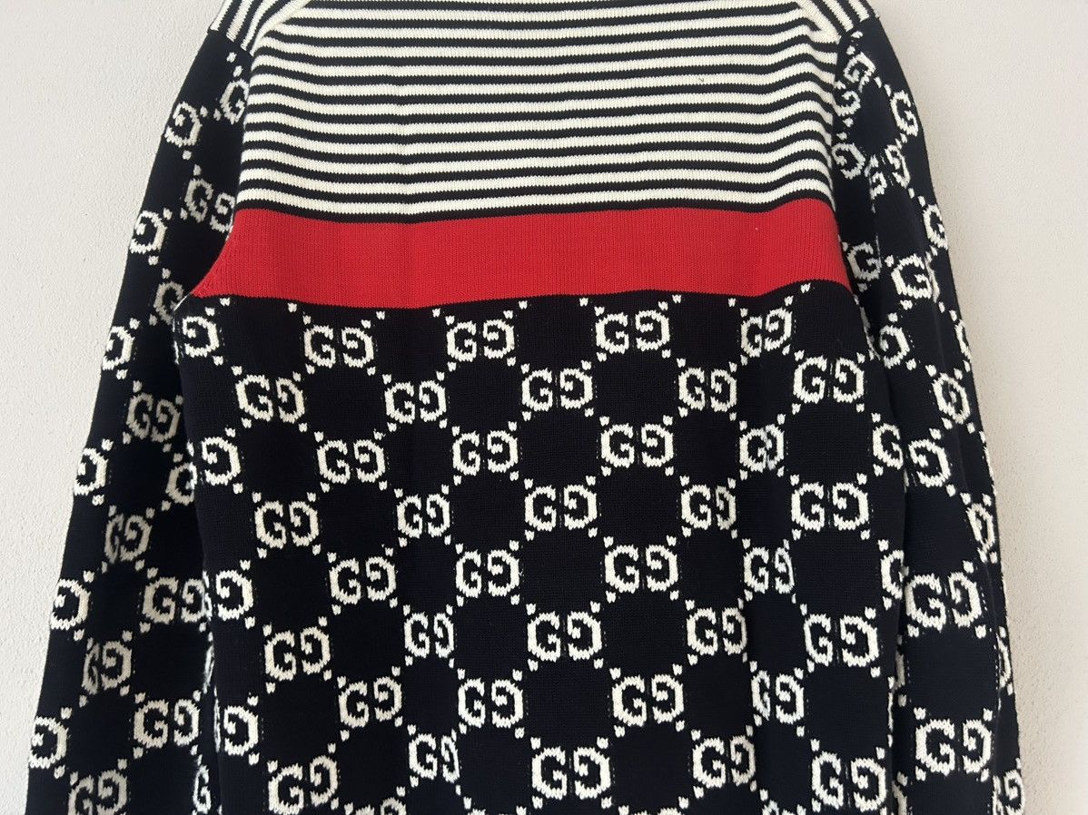 Gucci Gucci Cotton Sweater with GG Monogram - Size M Size US M / EU 48-50 / 2 - 7 Thumbnail